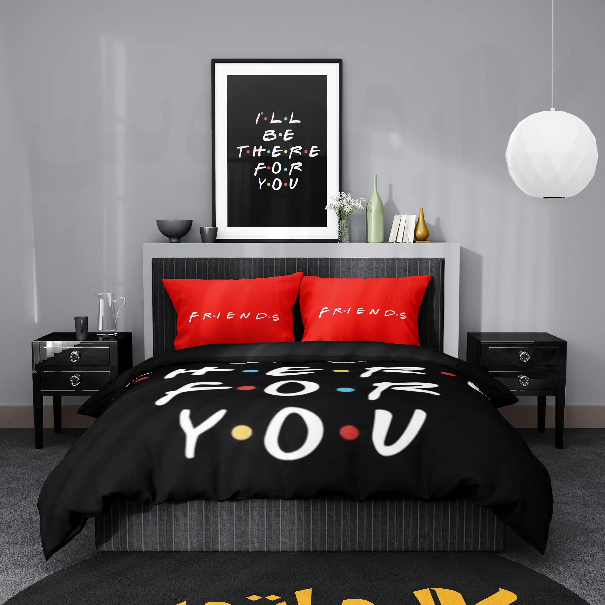 روتختی یک و دو نفره طرح سریال فرندز Friends کد 2 5,900,000 تومان &Ndash; کارماتوس روتختی یک و دو نفره طرح سریال فرندز Friends - کارماتوس