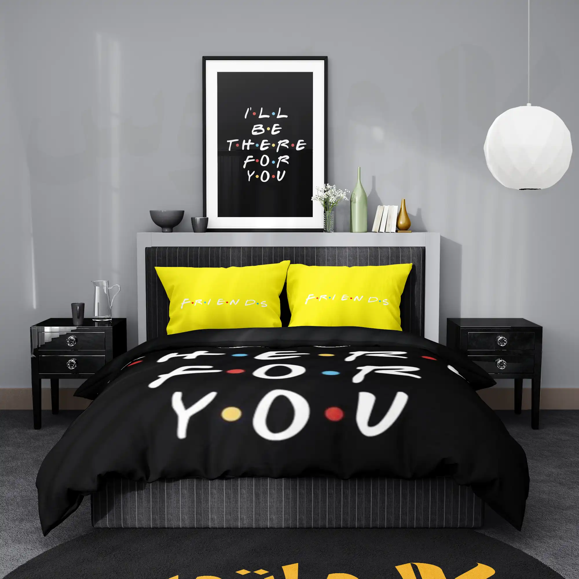 روتختی یک و دو نفره طرح سریال فرندز Friends کد 2 5,900,000 تومان &Ndash; کارماتوس روتختی یک و دو نفره طرح سریال فرندز Friends - کارماتوس