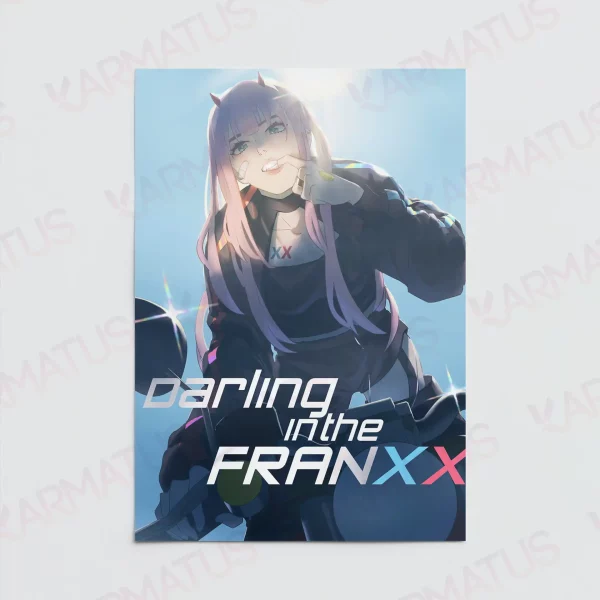 پوستر طرح انیمه دارلینگ Darling In The Franxx