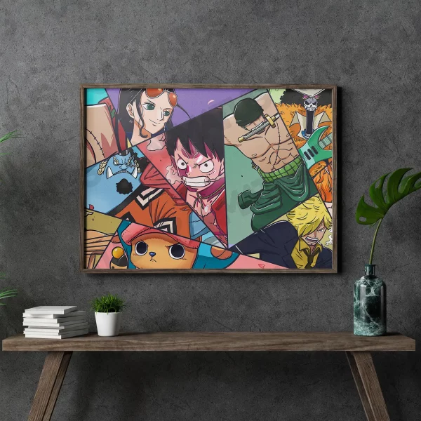 تابلو عکس طرح انیمه وان پیس One Piece