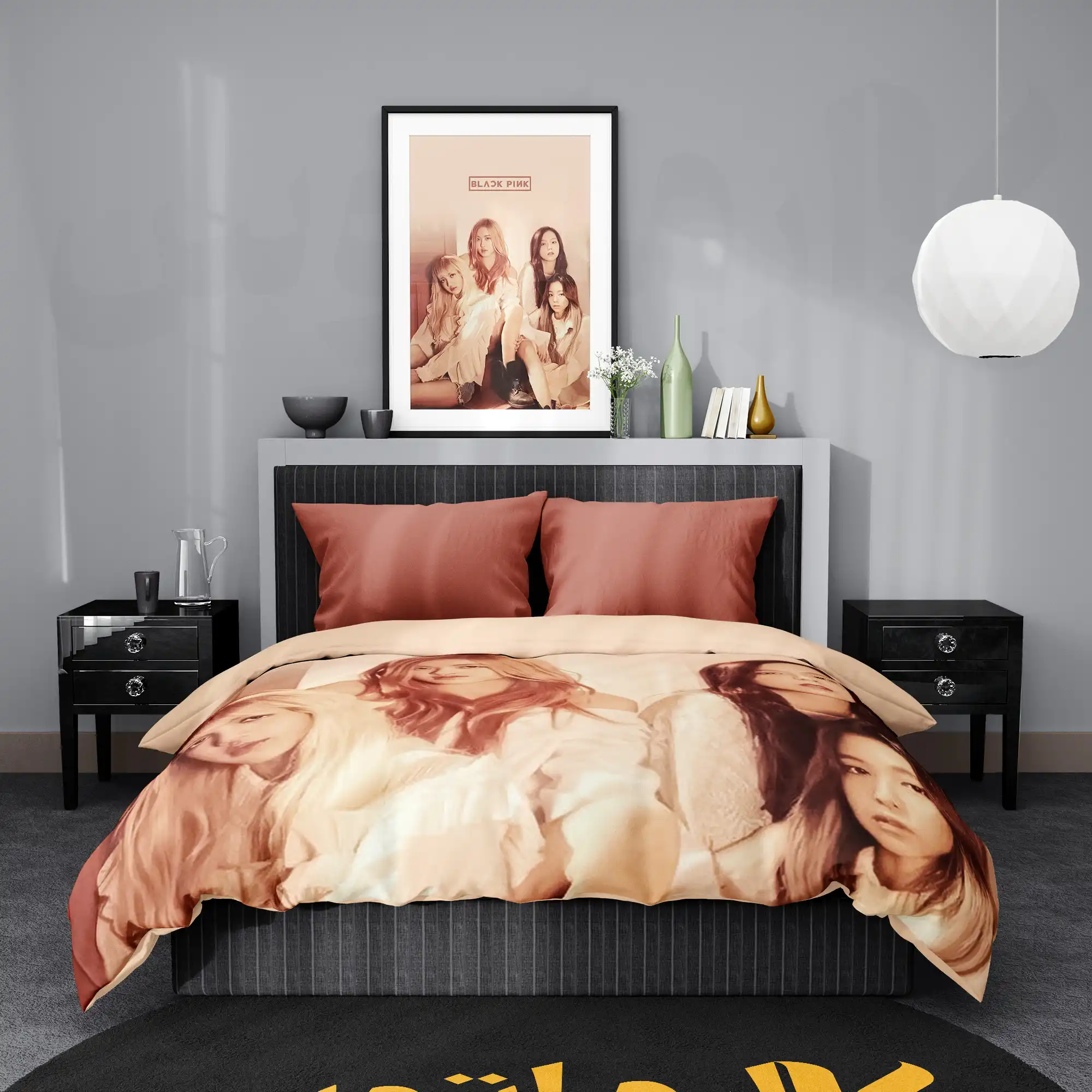 روتختی طرح بلک پینک Black Pink کد 8 5,900,000 تومان &Ndash; کارماتوس روتختی طرح بلک پینک Black Pink یک و دو نفره - کارماتوس