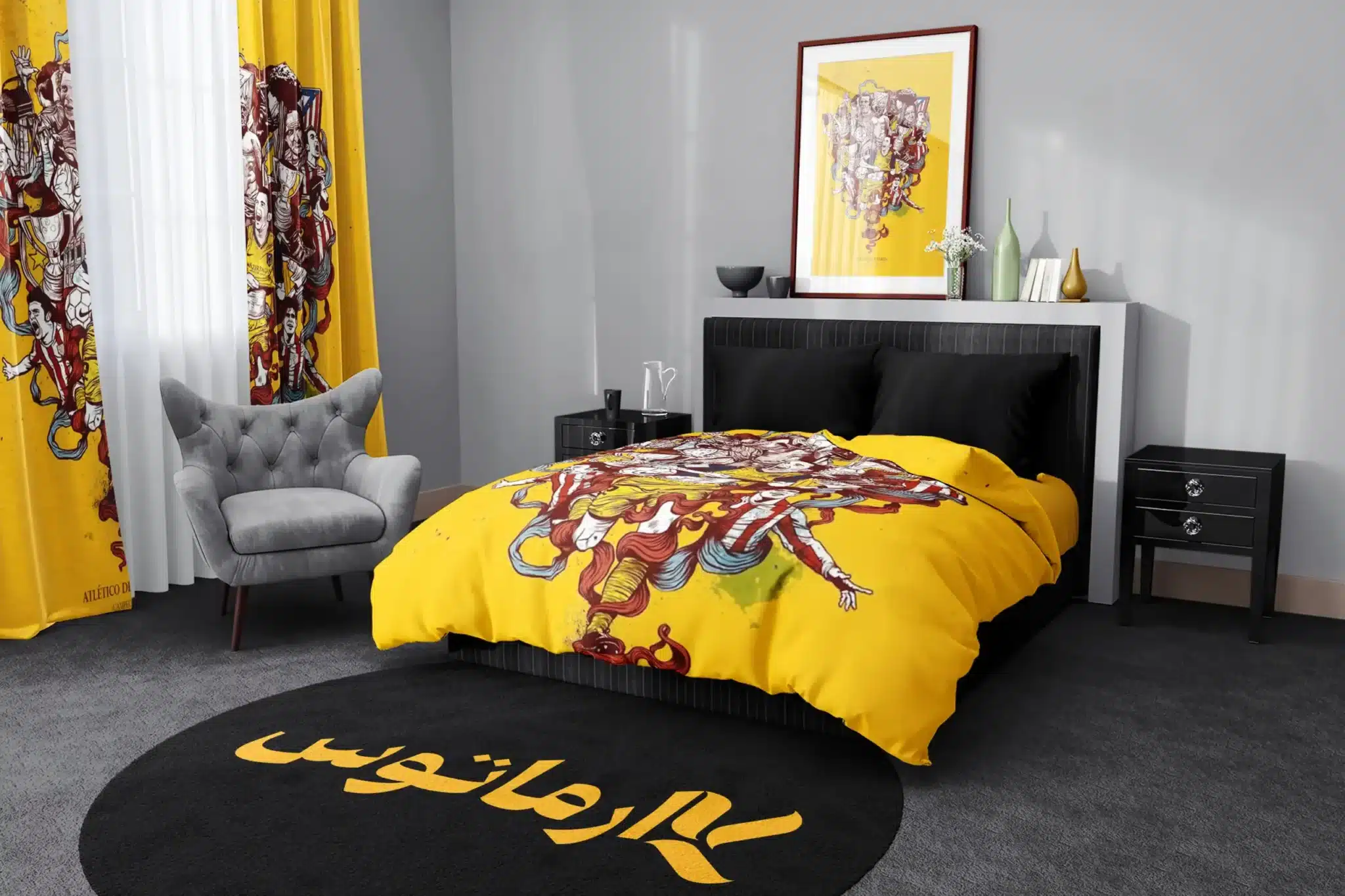 روتختی طرح اتلتیکو مادرید Atletico De Madrid کد 3 5,900,000 تومان &Ndash; کارماتوس روتختی طرح اتلتیکو مادرید Atletico De Madrid یک و دو نفره - کارماتوس