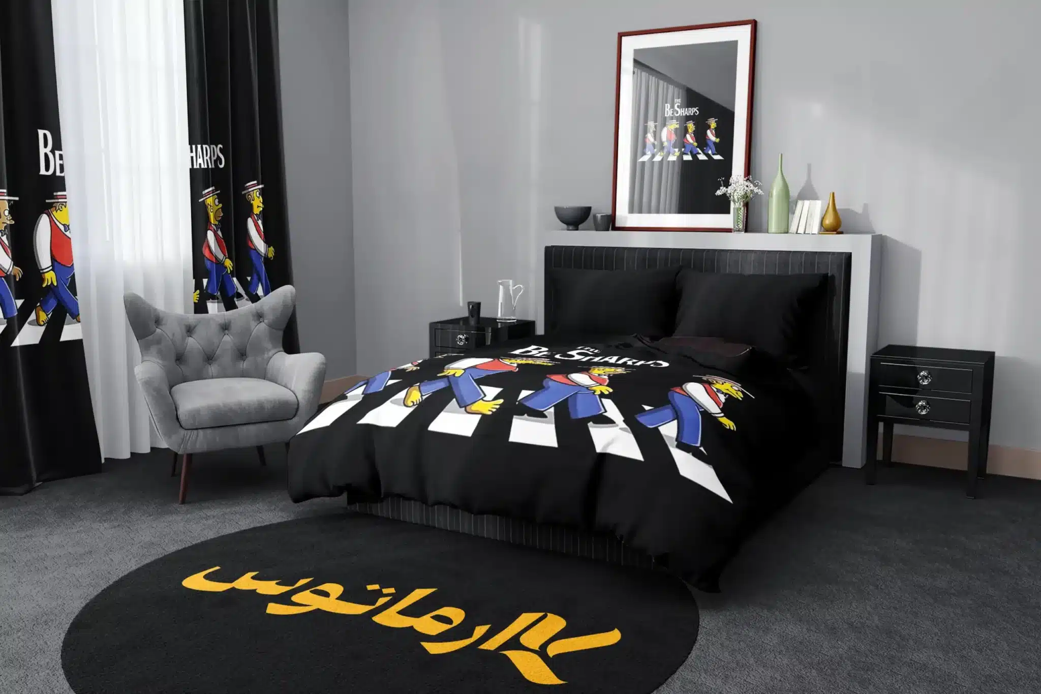 روتختی طرح سیمپسون ها The Simpsons کد 1 5,900,000 تومان &Ndash; کارماتوس روتختی طرح سیمپسون ها The Simpsons یک و دو نفره - کارماتوس