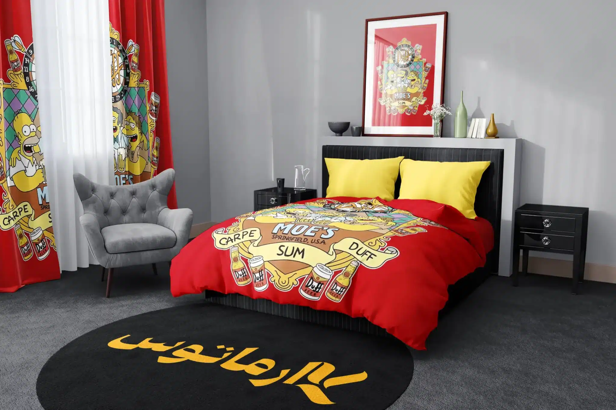 روتختی طرح سیمپسون ها The Simpsons کد 3 5,900,000 تومان &Ndash; کارماتوس روتختی طرح سیمپسون ها The Simpsons یک و دو نفره - کارماتوس