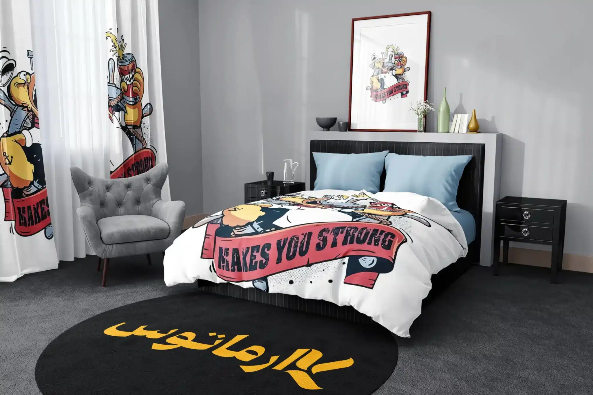 روتختی طرح سیمپسون ها The Simpsons کد 4 5,900,000 تومان &Ndash; کارماتوس روتختی طرح سیمپسون ها The Simpsons یک و دو نفره - کارماتوس