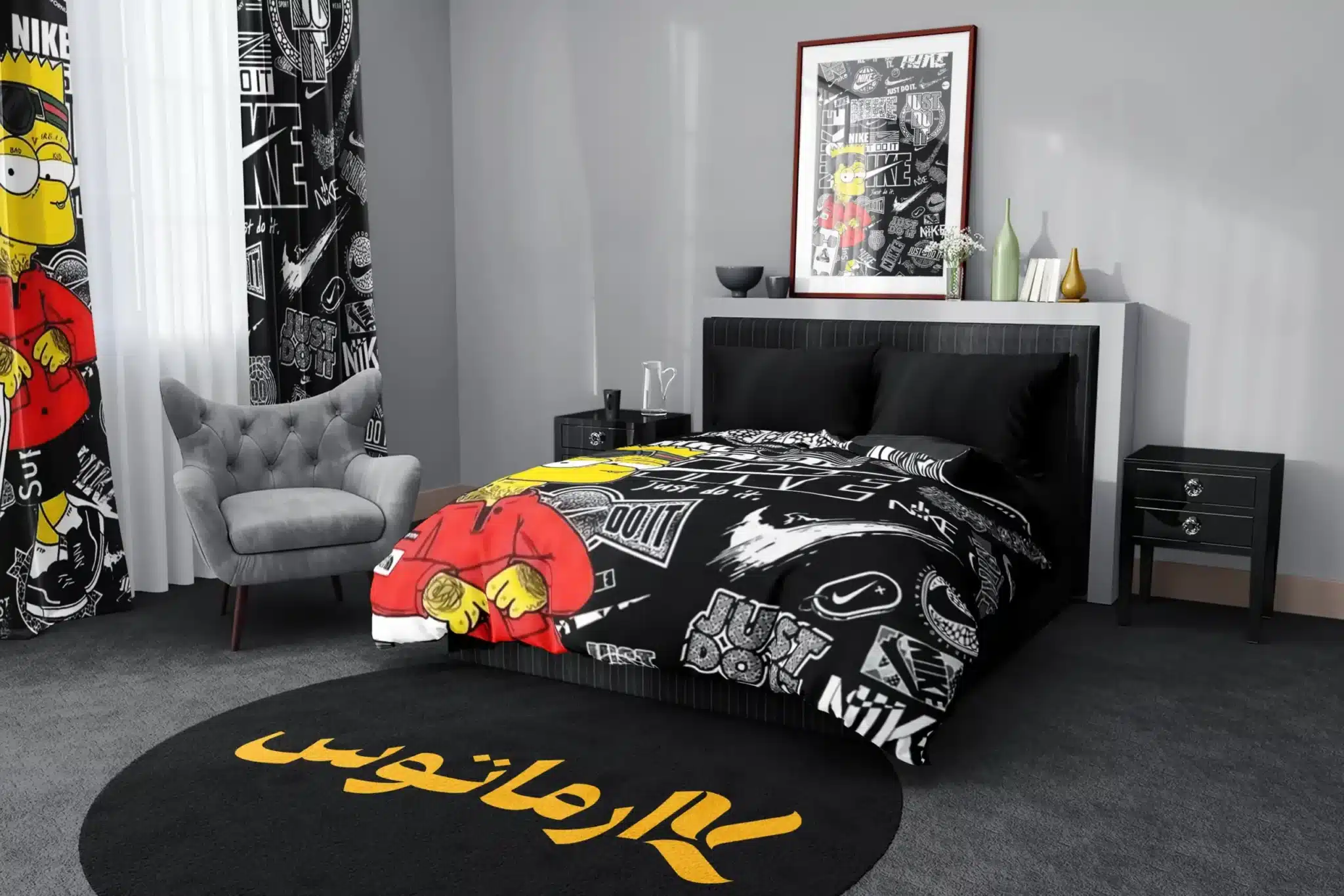 روتختی طرح سیمپسون ها The Simpsons کد 7 5,900,000 تومان &Ndash; کارماتوس روتختی طرح سیمپسون ها The Simpsons یک و دو نفره - کارماتوس