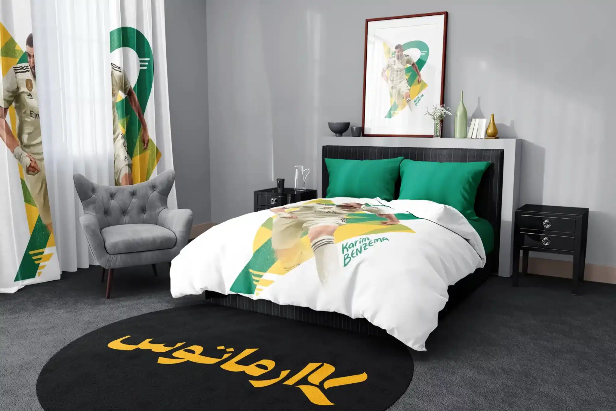 روتختی طرح کریم بنزما Karim Benzema کد 4 5,900,000 تومان &Ndash; کارماتوس روتختی طرح کریم بنزما Karim Benzema یک و دو نفره - کارماتوس