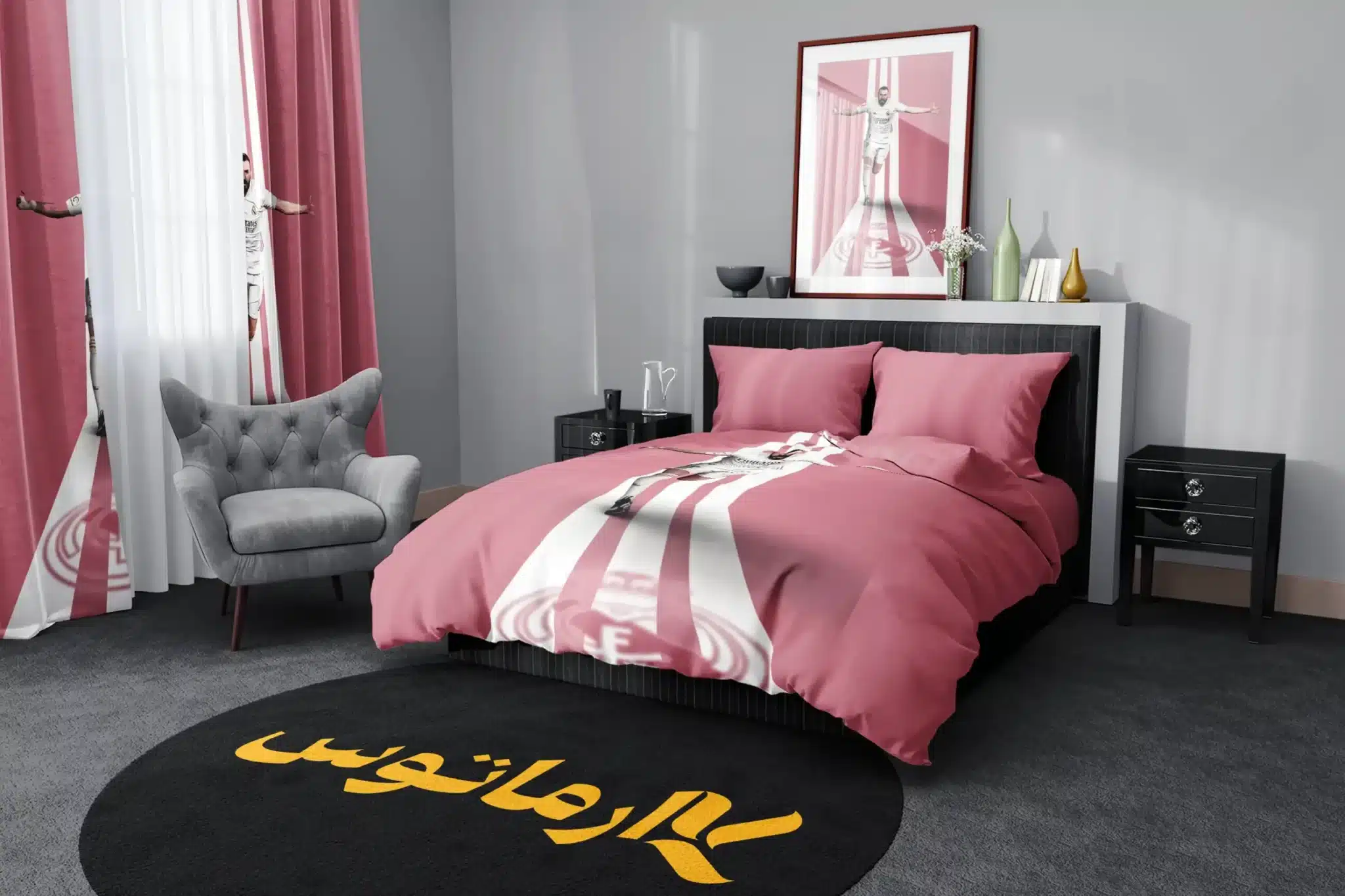 روتختی طرح کریم بنزما Karim Benzema کد 7 5,900,000 تومان &Ndash; کارماتوس روتختی طرح کریم بنزما Karim Benzema یک و دو نفره - کارماتوس