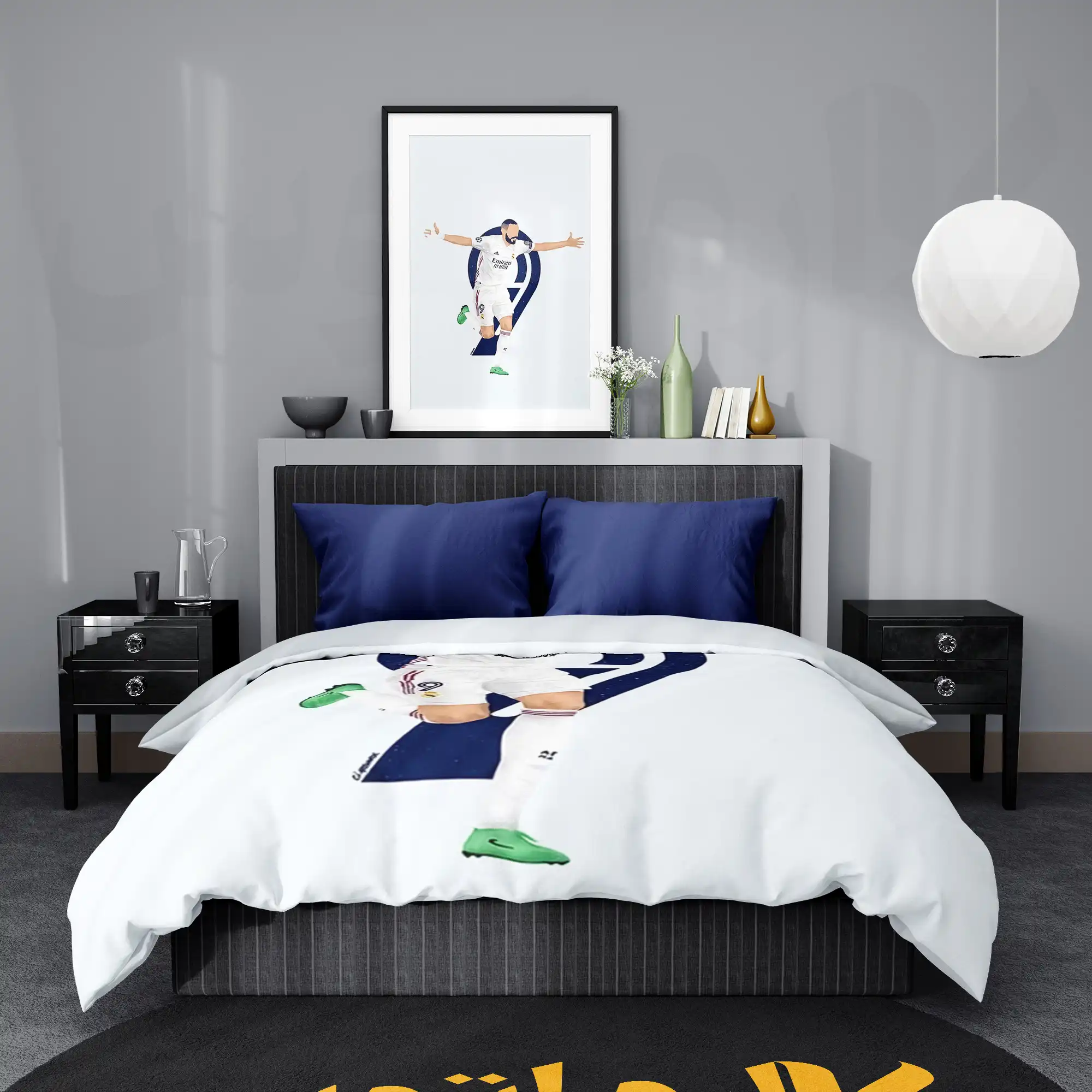 روتختی طرح کریم بنزما Karim Benzema کد 8 5,900,000 تومان &Ndash; کارماتوس روتختی طرح کریم بنزما Karim Benzema یک و دو نفره - کارماتوس