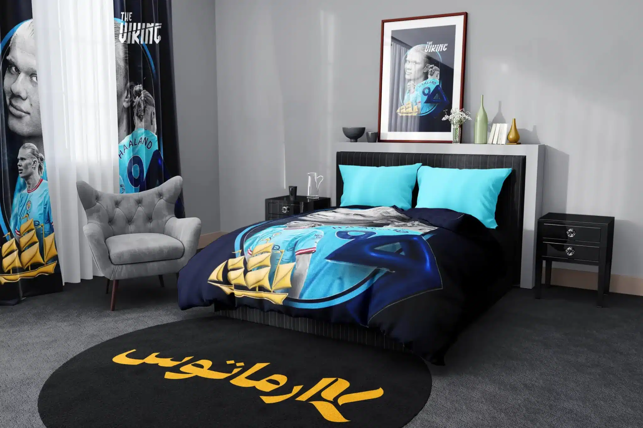 روتختی طرح ارلینگ هالند Erling Haaland کد 1 5,900,000 تومان &Ndash; کارماتوس روتختی طرح ارلینگ هالند Erling Haaland یک و دو نفره - کارماتوس