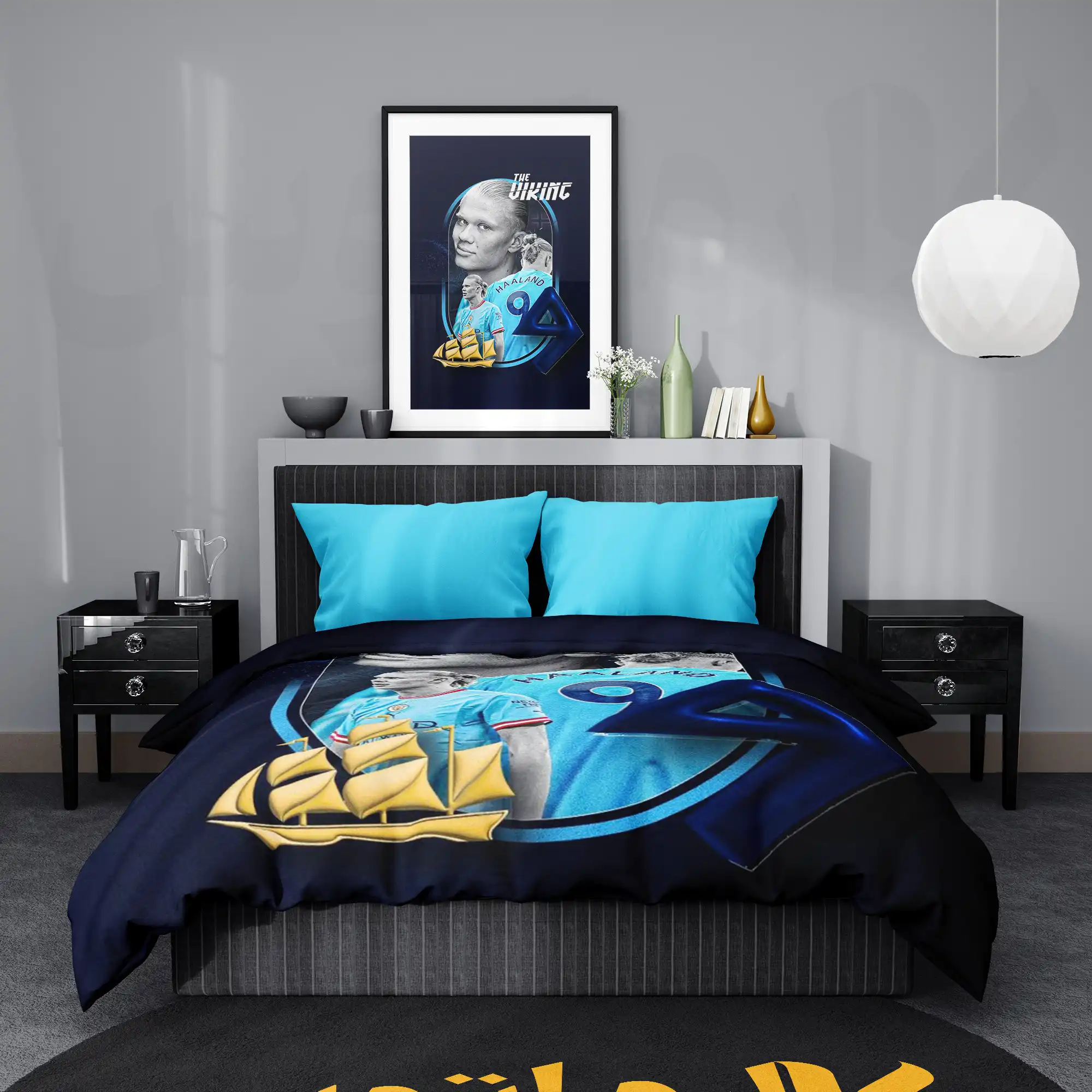 روتختی طرح ارلینگ هالند Erling Haaland کد 1 5,900,000 تومان &Ndash; کارماتوس روتختی طرح ارلینگ هالند Erling Haaland یک و دو نفره - کارماتوس