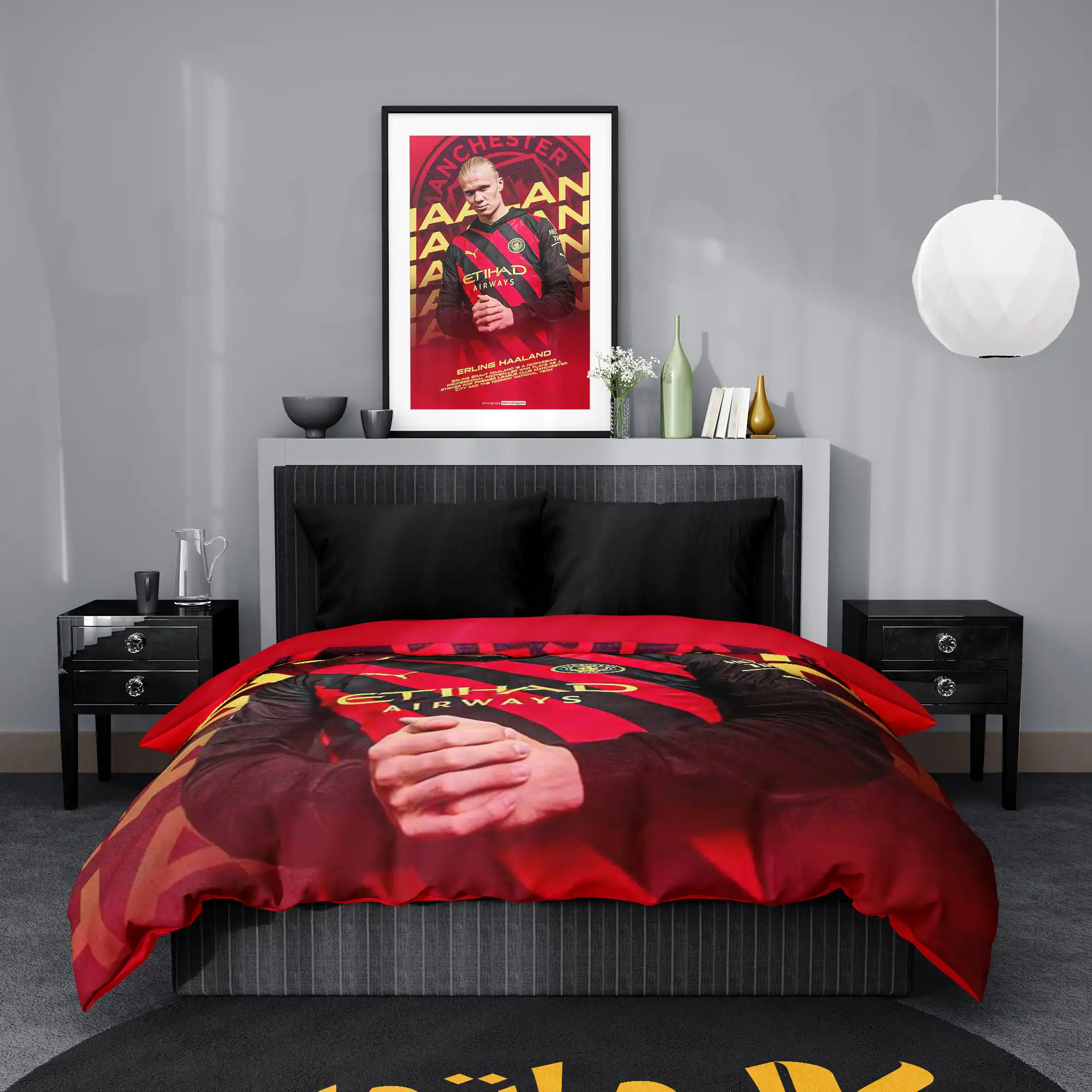 روتختی طرح ارلینگ هالند Erling Haaland کد 3 5,900,000 تومان &Ndash; کارماتوس روتختی طرح ارلینگ هالند Erling Haaland یک و دو نفره - کارماتوس