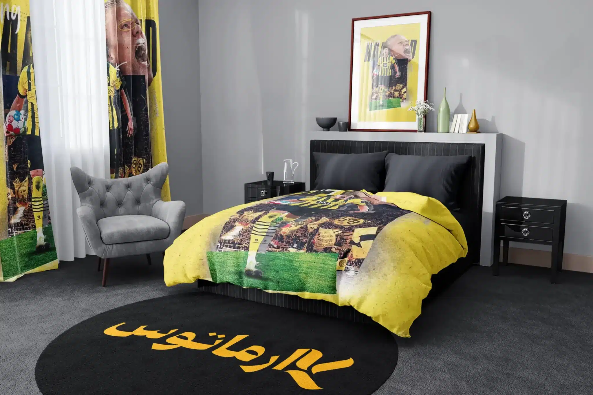 روتختی طرح ارلینگ هالند Erling Haaland کد 5 5,900,000 تومان &Ndash; کارماتوس روتختی طرح ارلینگ هالند Erling Haaland یک و دو نفره - کارماتوس