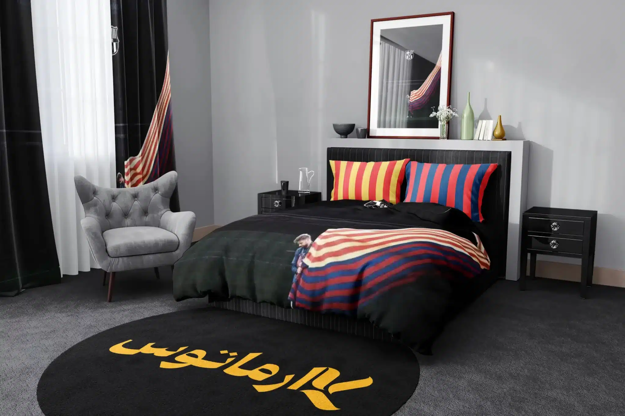 روتختی طرح باشگاه بارسلونا Fc Barcelona کد 3 5,900,000 تومان &Ndash; کارماتوس روتختی طرح باشگاه بارسلونا Barcelona یک و دو نفره - کارماتوس