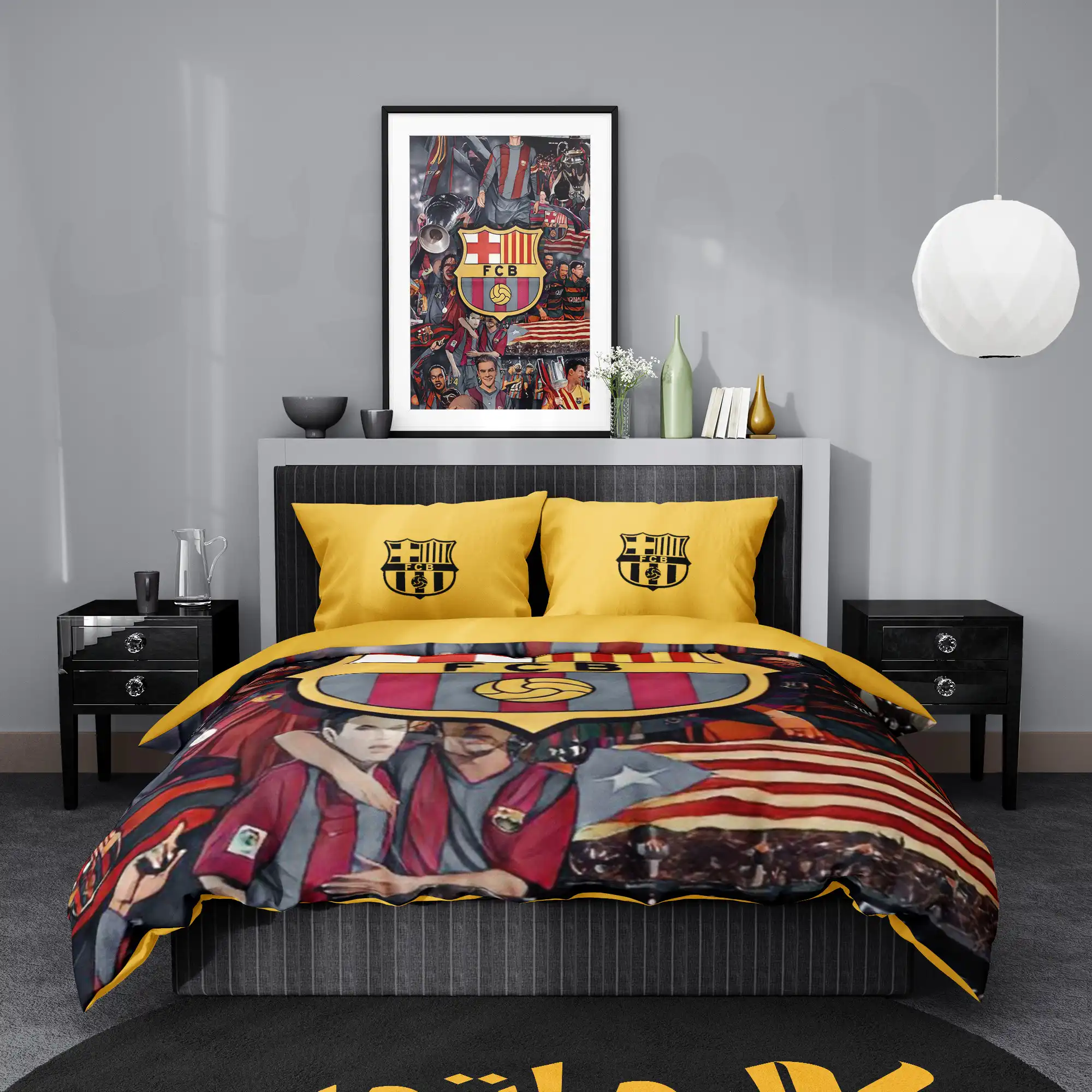 روتختی طرح باشگاه بارسلونا Fc Barcelona کد 7 5,900,000 تومان &Ndash; کارماتوس روتختی طرح باشگاه بارسلونا Barcelona یک و دو نفره - کارماتوس