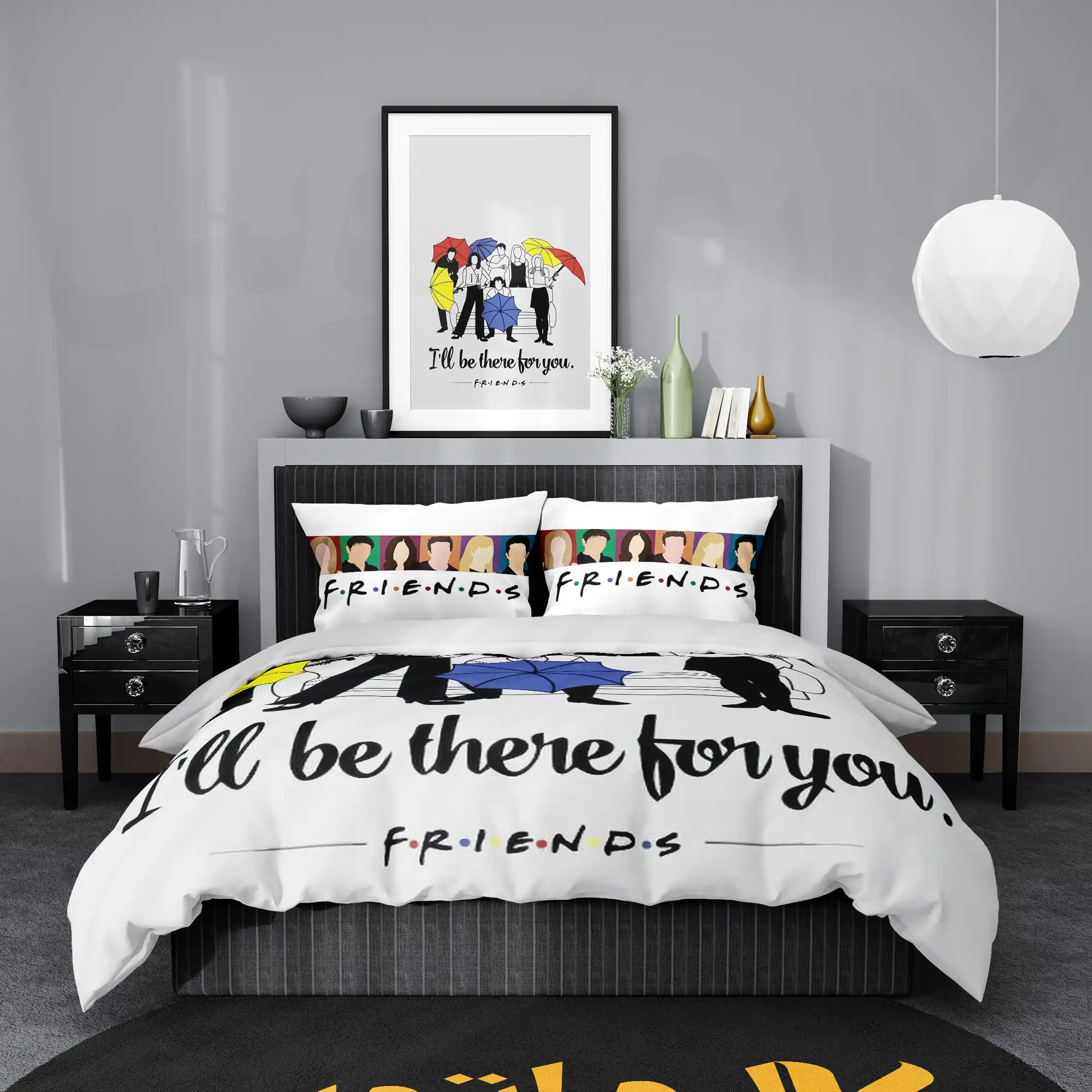 روتختی طرح فرندز Friends کد 7 5,900,000 تومان &Ndash; کارماتوس روتختی یک و دو نفره طرح سریال فرندز Friends - کارماتوس