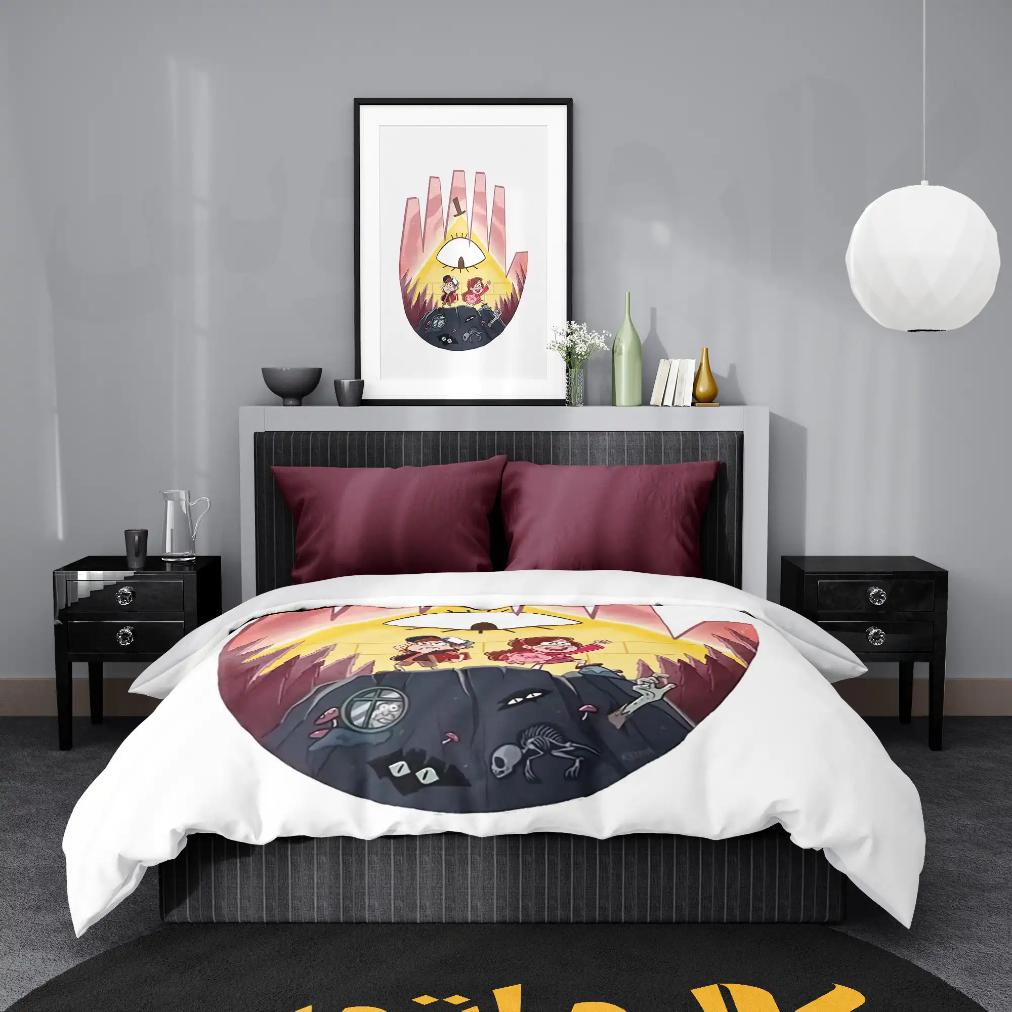 روتختی طرح آبشار جاذبه Gravity Falls کد 8 5,900,000 تومان &Ndash; کارماتوس روتختی طرح آبشار جاذبه Gravity Falls یک و دو نفره - کارماتوس