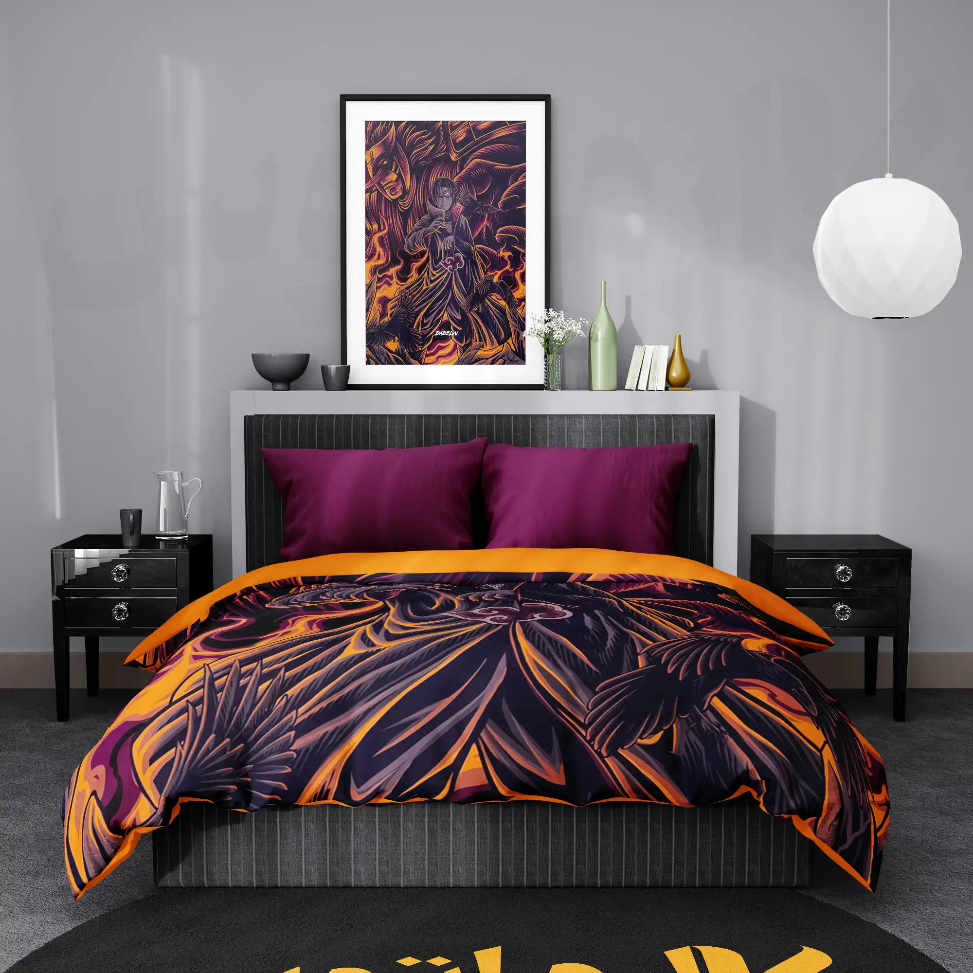 روتختی طرح ایتاچی Itachi کد 5 5,900,000 تومان &Ndash; کارماتوس روتختی طرح ایتاچی Itachi یک و دو نفره - کارماتوس