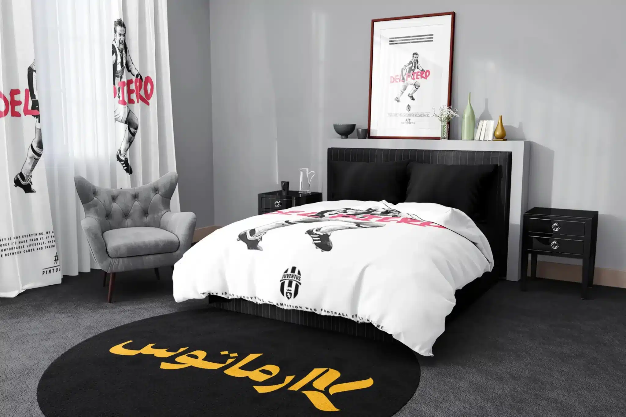 روتختی طرح باشگاه فوتبال یوونتوس Juventus Fc کد 1 5,900,000 تومان &Ndash; کارماتوس روتختی طرح باشگاه فوتبال یوونتوس Juventus Fc یک و دو نفره کارماتوس