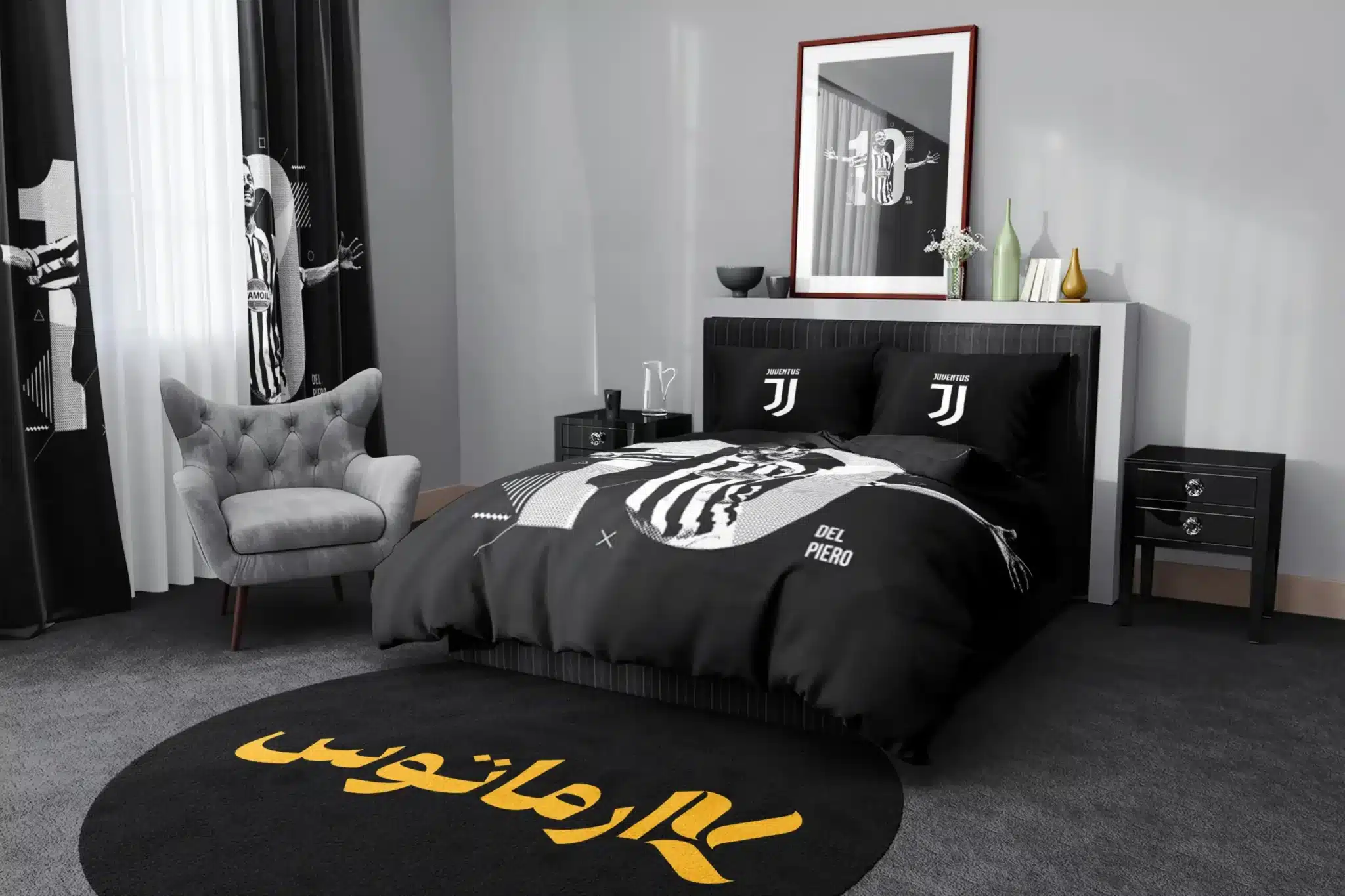 روتختی طرح باشگاه فوتبال یوونتوس Juventus Fc کد 2 5,900,000 تومان &Ndash; کارماتوس روتختی طرح باشگاه فوتبال یوونتوس Juventus Fc یک و دو نفره کارماتوس