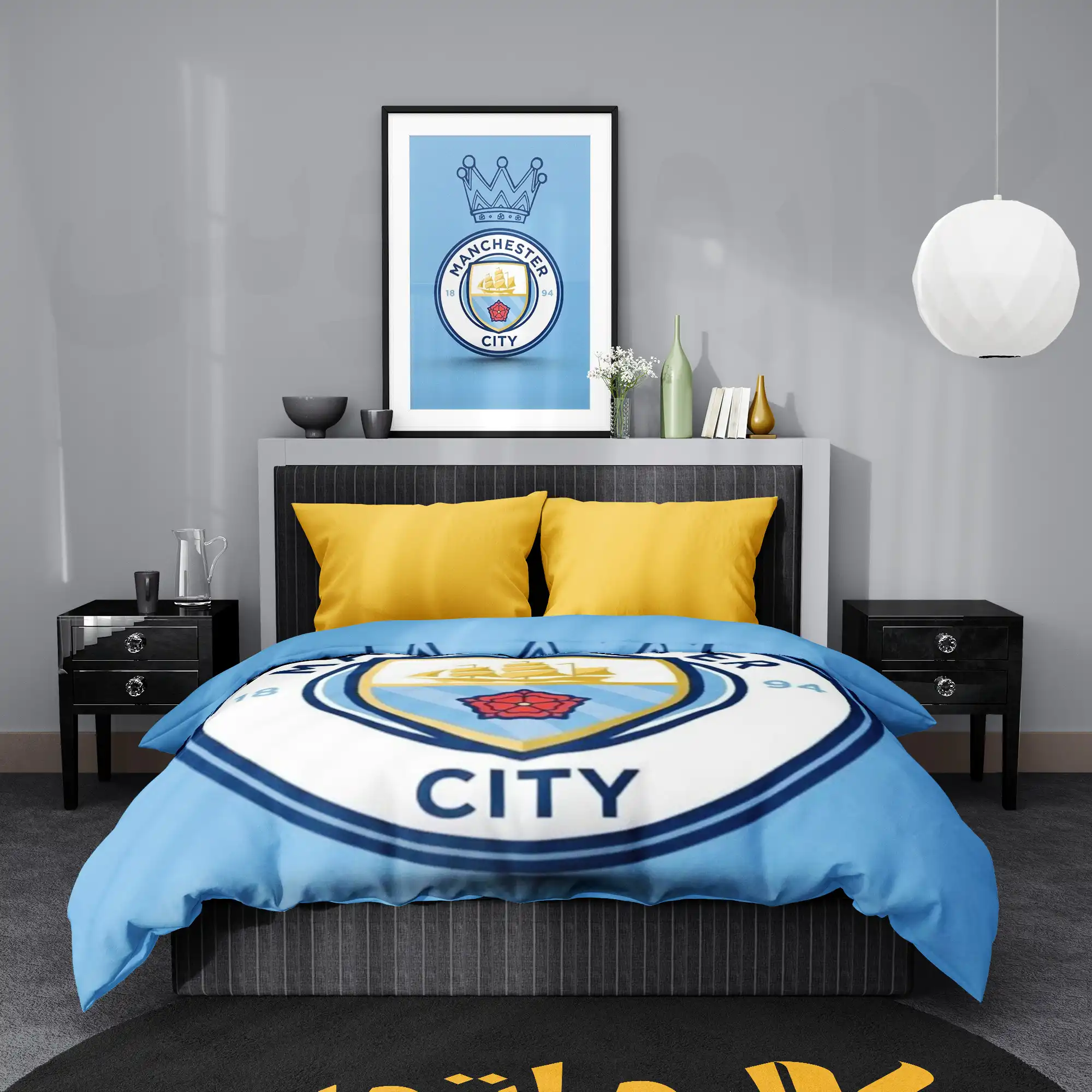 روتختی طرح منچستر سیتی Manchester City کد 6 5,900,000 تومان &Ndash; کارماتوس روتختی طرح منچستر سیتی Manchester City یک و دو نفره کارماتوس