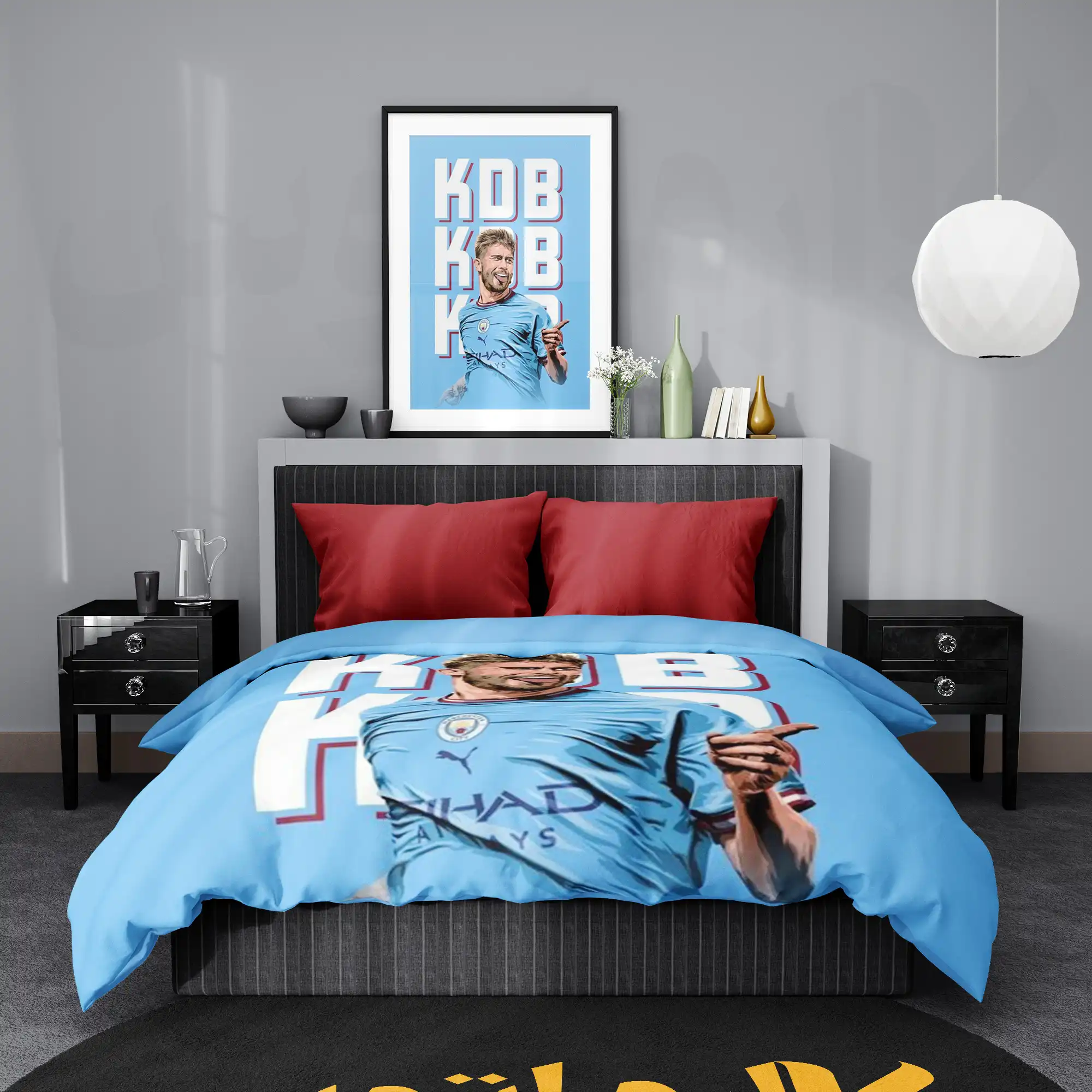 روتختی طرح منچستر سیتی Manchester City کد 7 5,900,000 تومان &Ndash; کارماتوس روتختی طرح منچستر سیتی Manchester City یک و دو نفره کارماتوس