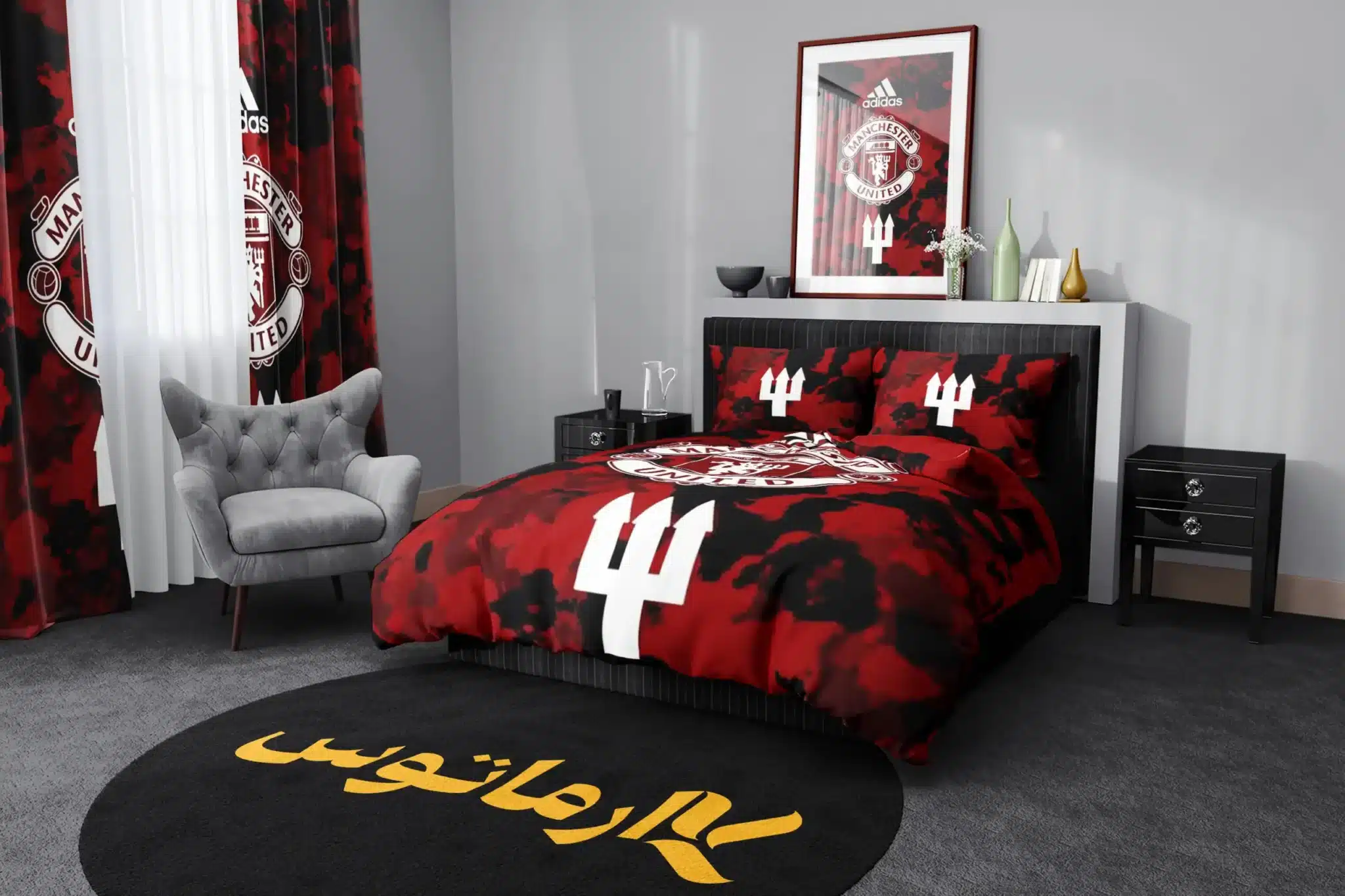 روتختی طرح منچستر یونایتد Manchester United کد 1 5,900,000 تومان &Ndash; کارماتوس روتختی طرح منچستر یونایتد Manchester United یک و دو نفره -کارماتوس