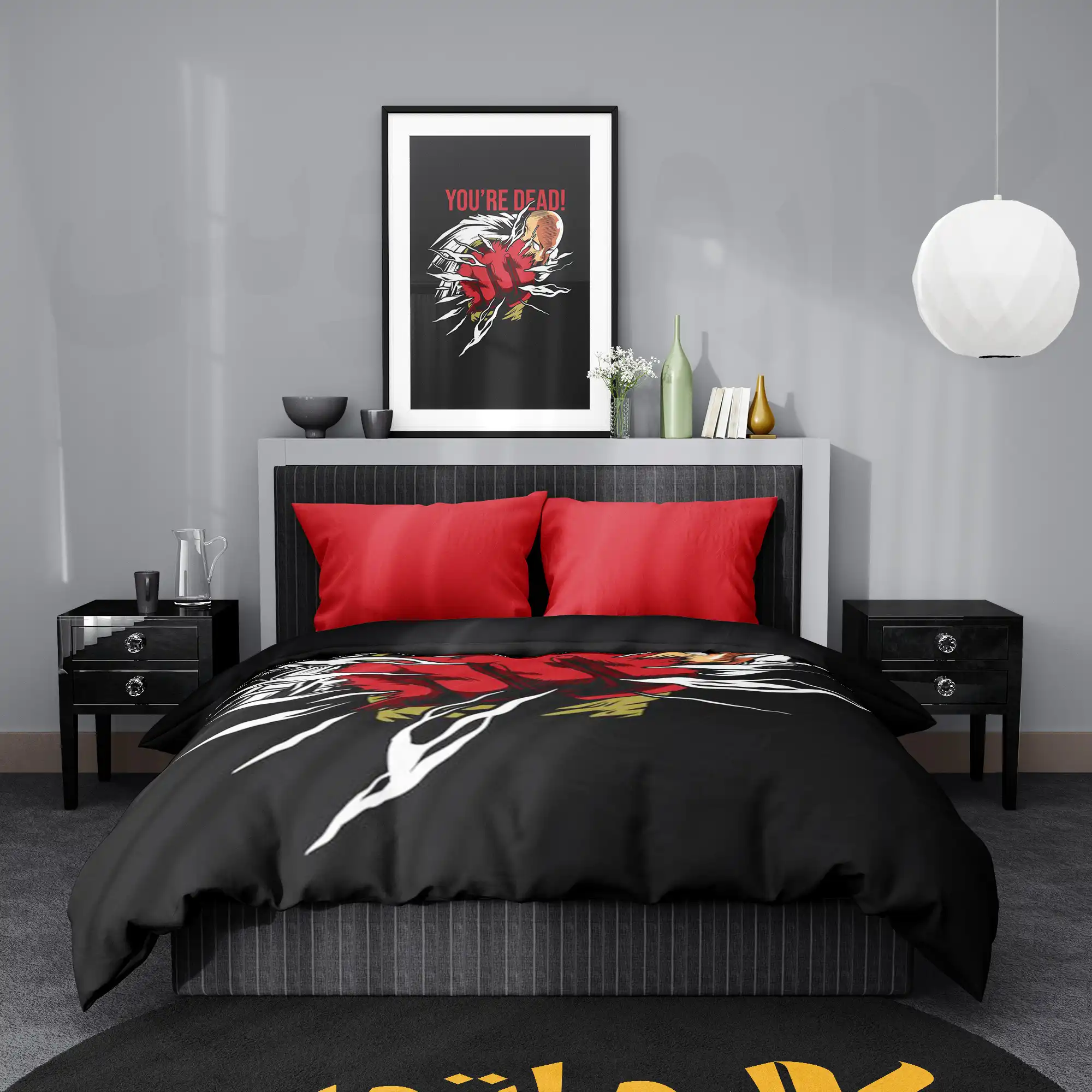 روتختی طرح وان پانچ من One Punch Man کد 1 5,900,000 تومان &Ndash; کارماتوس روتختی طرح وان پانچ من One Punch Man یک و دو نفره - کارماتوس