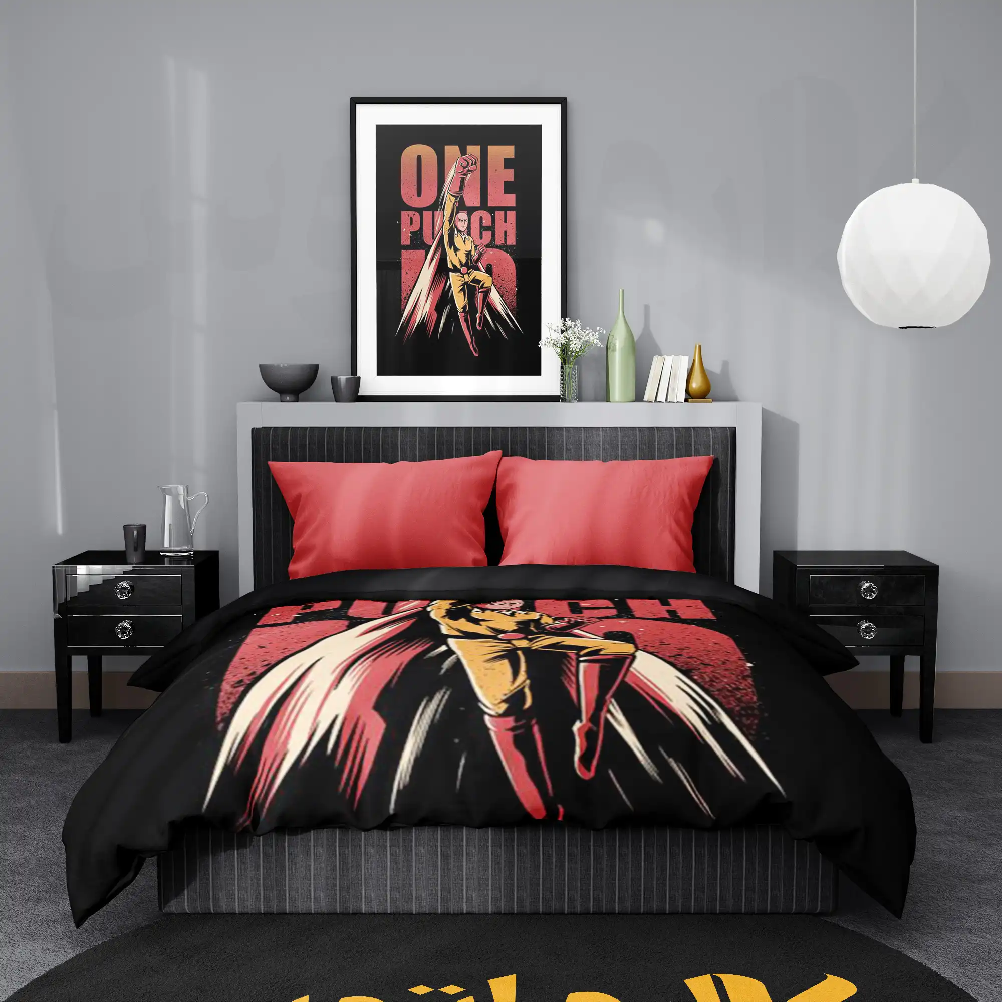 روتختی طرح وان پانچ من One Punch Man کد 3 5,900,000 تومان &Ndash; کارماتوس روتختی طرح وان پانچ من One Punch Man یک و دو نفره - کارماتوس