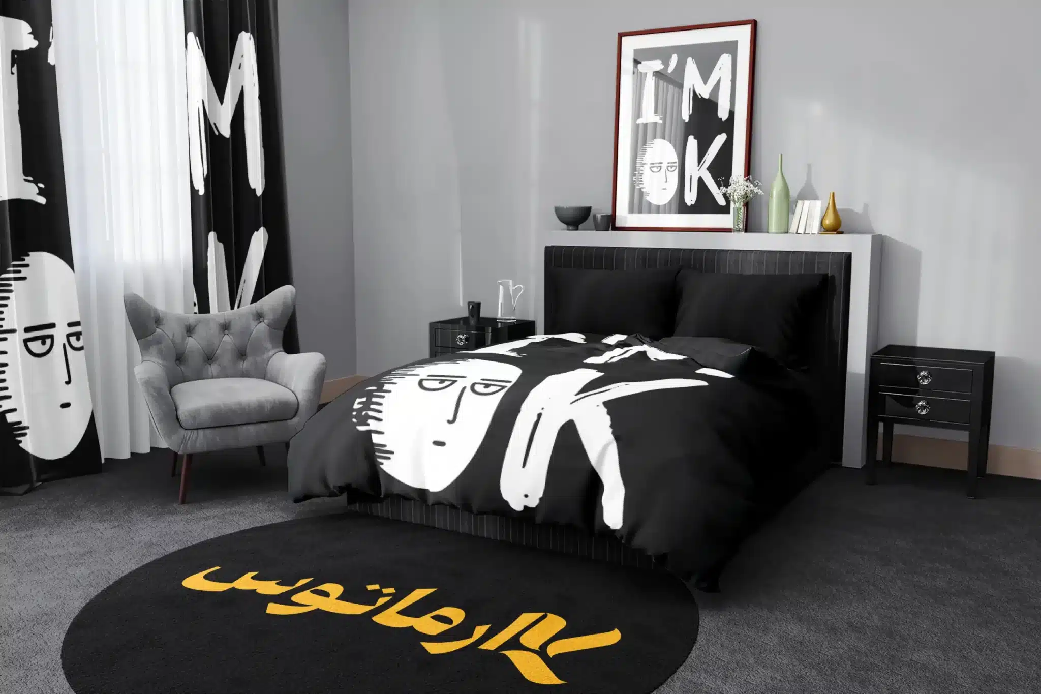 روتختی طرح وان پانچ من One Punch Man کد 4 5,900,000 تومان &Ndash; کارماتوس روتختی طرح وان پانچ من One Punch Man یک و دو نفره - کارماتوس