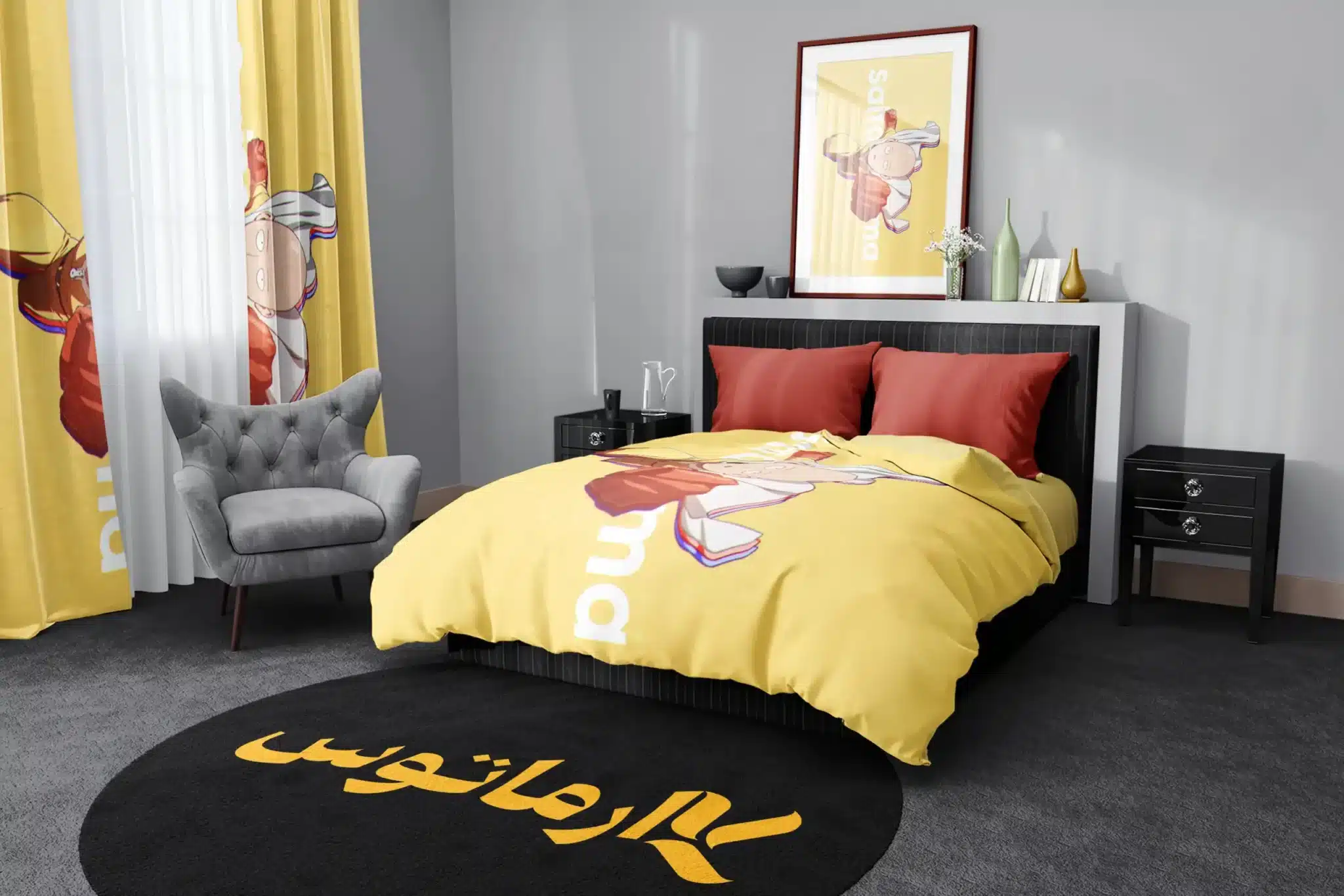 روتختی طرح وان پانچ من One Punch Man کد 7 5,900,000 تومان &Ndash; کارماتوس روتختی طرح وان پانچ من One Punch Man یک و دو نفره - کارماتوس