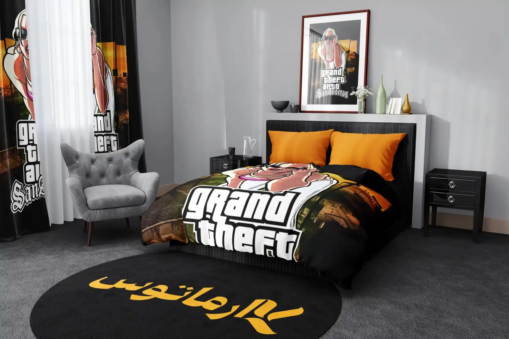 روتختی طرح جی تی ای سن اندرس Gta San Andreas کد 1 5,900,000 تومان &Ndash; کارماتوس روتختی طرح جی تی ای سن اندرس Gta San Andreas یک و دو نفره - کارماتوس