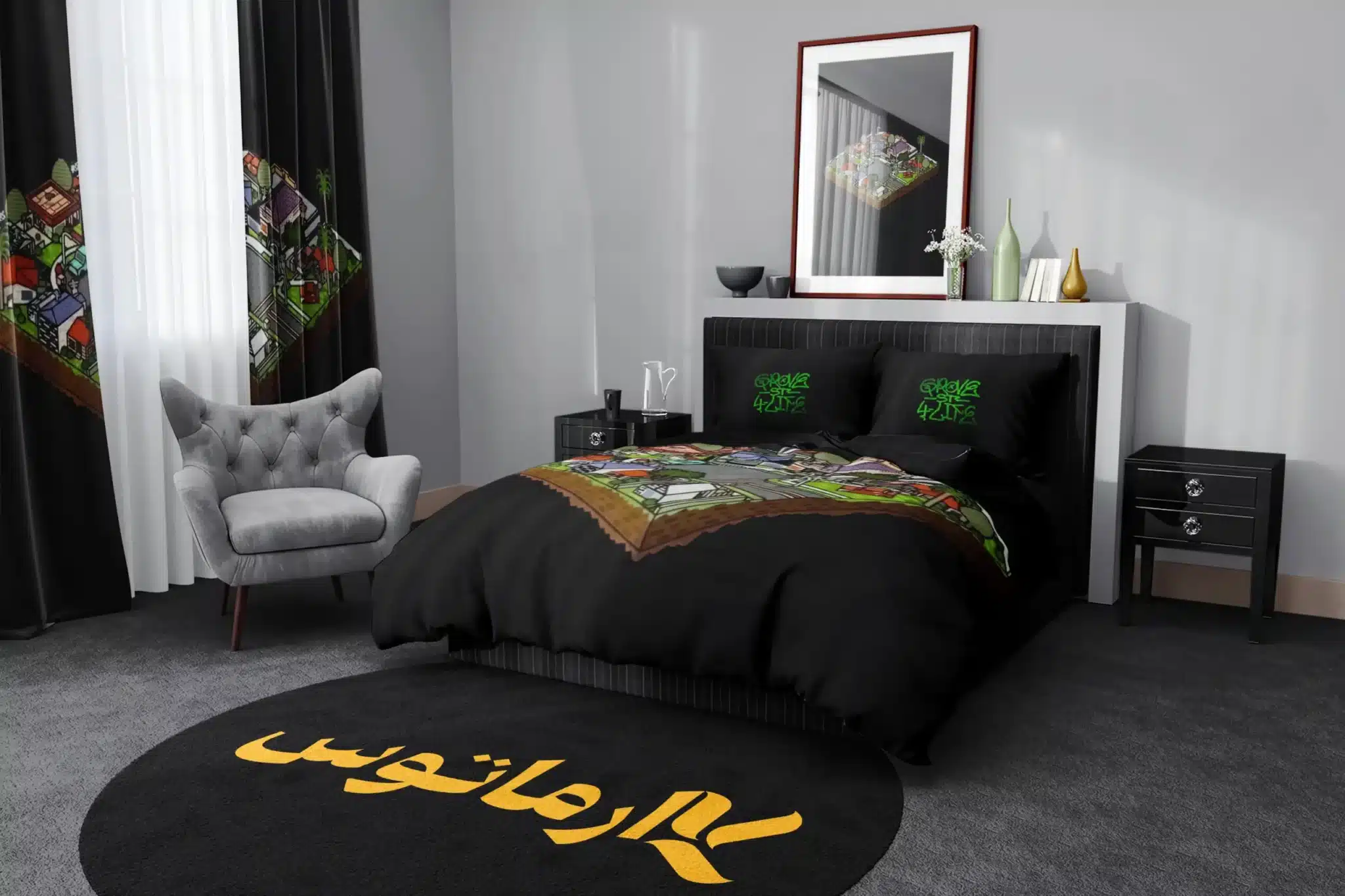 روتختی طرح جی تی ای سن اندرس Gta San Andreas کد 3 5,900,000 تومان &Ndash; کارماتوس روتختی طرح جی تی ای سن اندرس Gta San Andreas یک و دو نفره - کارماتوس