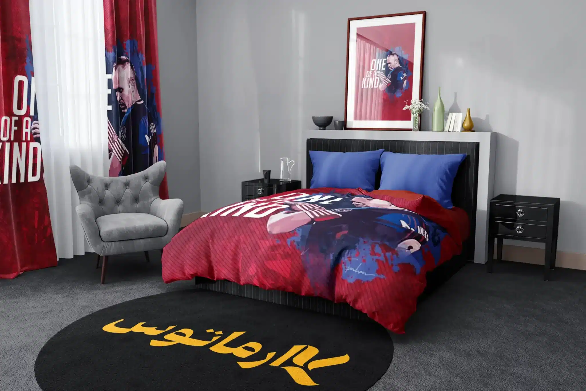 روتختی طرح آندرس اینیستا Andres Iniesta کد 2 5,900,000 تومان &Ndash; کارماتوس روتختی طرح آندرس اینیستا Andres Iniesta یک و دو نفره - کارماتوس