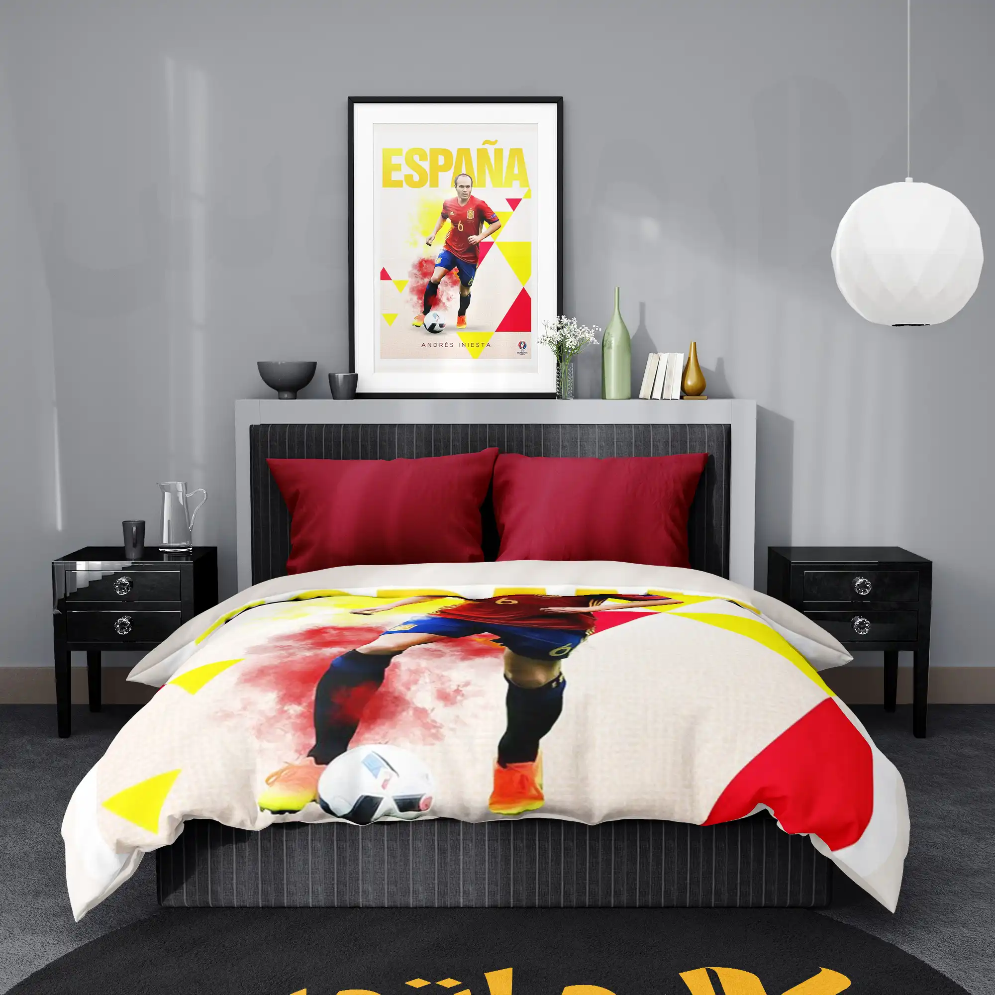 روتختی طرح آندرس اینیستا Andres Iniesta کد 4 5,900,000 تومان &Ndash; کارماتوس روتختی طرح آندرس اینیستا Andres Iniesta یک و دو نفره - کارماتوس