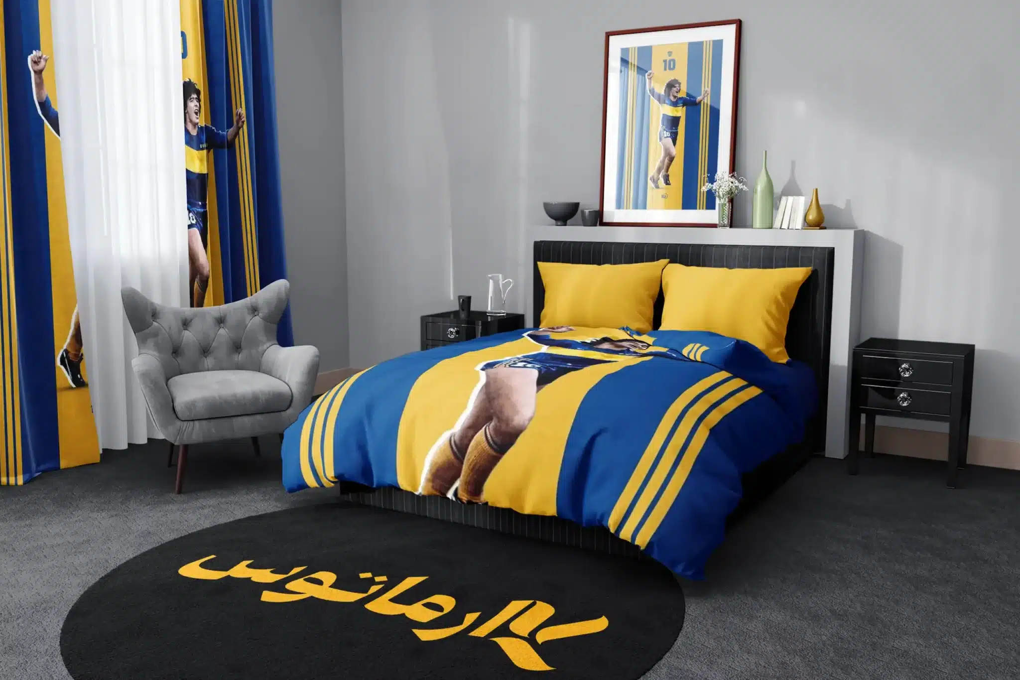 روتختی طرح دیگو مارادونا Diego Maradona کد 3 5,900,000 تومان &Ndash; کارماتوس روتختی طرح دیگو مارادونا Diego Maradona یک و دو نفره - کارماتوس