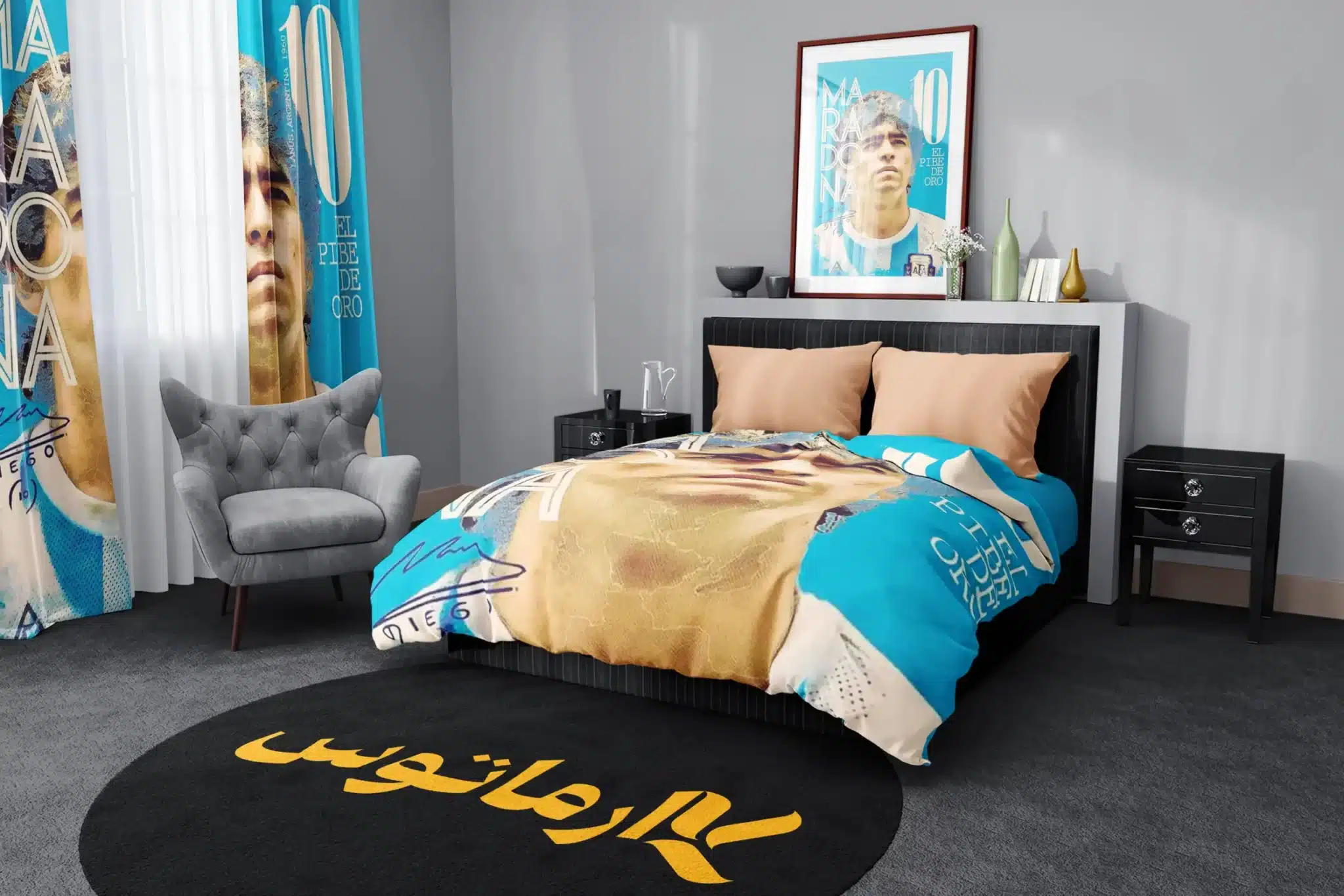 روتختی طرح دیگو مارادونا Diego Maradona کد 8 5,900,000 تومان &Ndash; کارماتوس روتختی طرح دیگو مارادونا Diego Maradona یک و دو نفره - کارماتوس