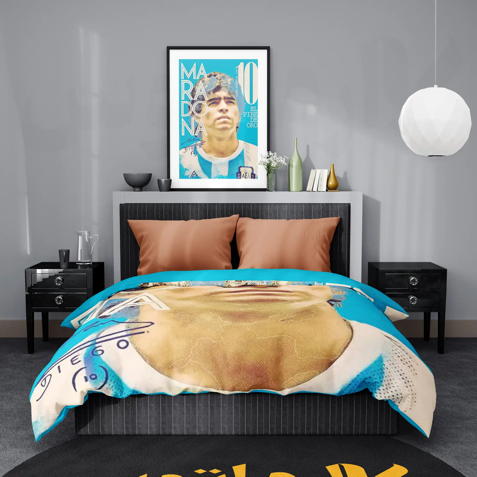 روتختی طرح دیگو مارادونا Diego Maradona کد 8 5,900,000 تومان &Ndash; کارماتوس روتختی طرح دیگو مارادونا Diego Maradona یک و دو نفره - کارماتوس