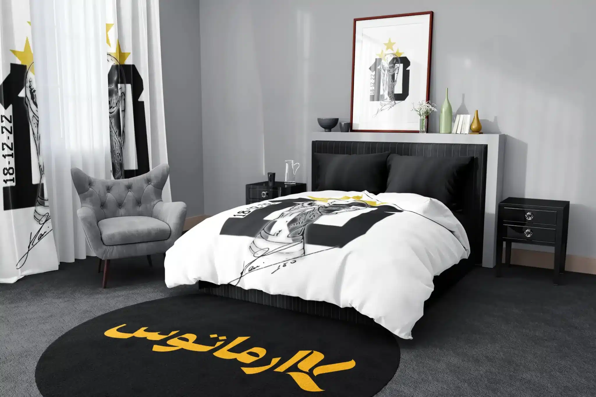 روتختی طرح لیونل مسی Lionel Messi کد 3 5,900,000 تومان &Ndash; کارماتوس روتختی طرح لیونل مسی Lionel Messi یک و دو نفره - کارماتوس