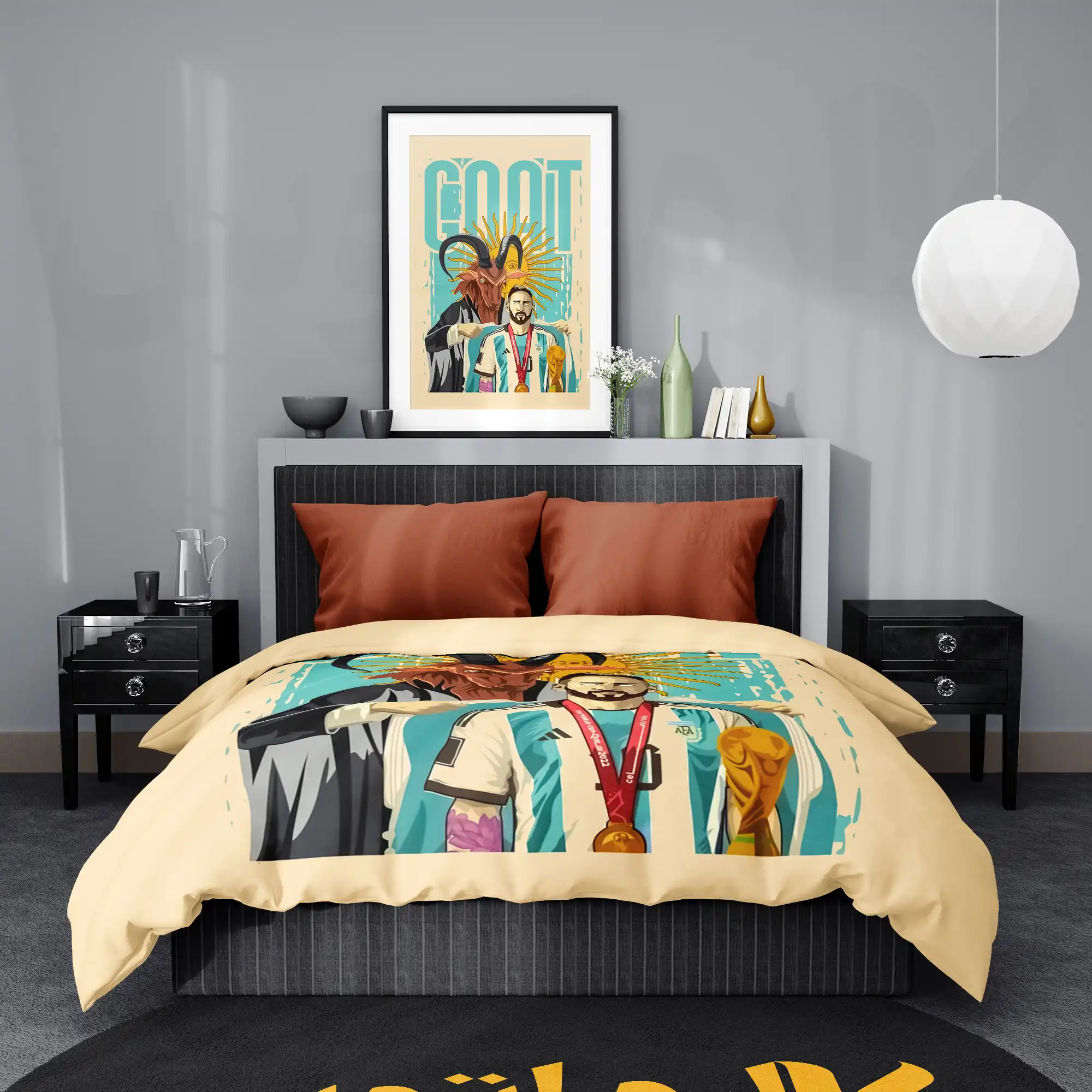 روتختی طرح لیونل مسی Lionel Messi کد 7 5,900,000 تومان &Ndash; کارماتوس روتختی طرح لیونل مسی Lionel Messi یک و دو نفره - کارماتوس