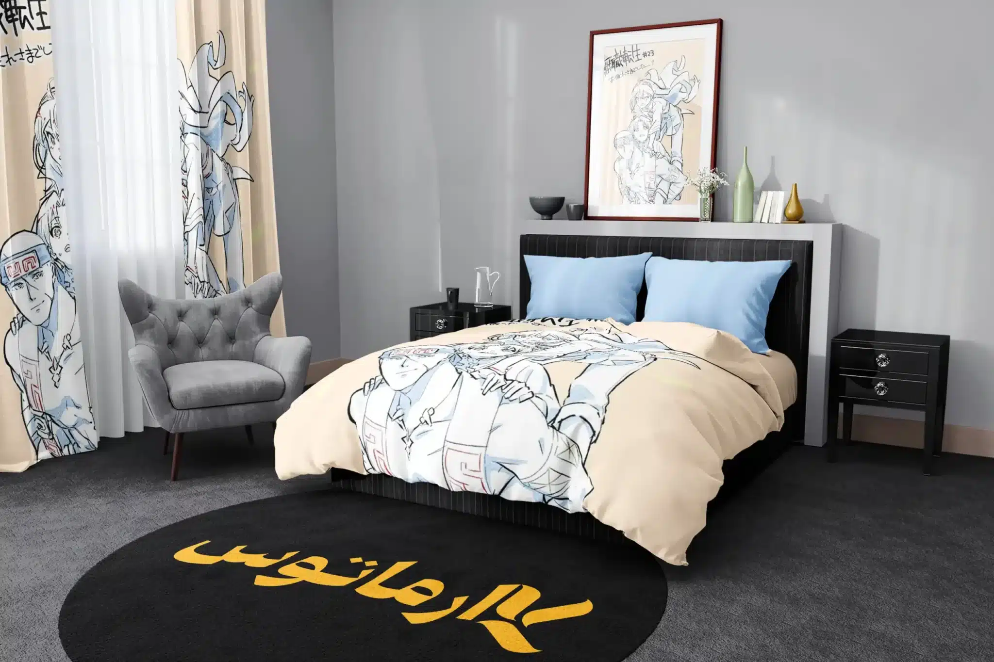 روتختی طرح موشوکو تنسی Mushoku Tensei کد 3 5,900,000 تومان &Ndash; کارماتوس روتختی طرح موشوکو تنسی Mushoku Tensei یک و دو نفره - کارماتوس