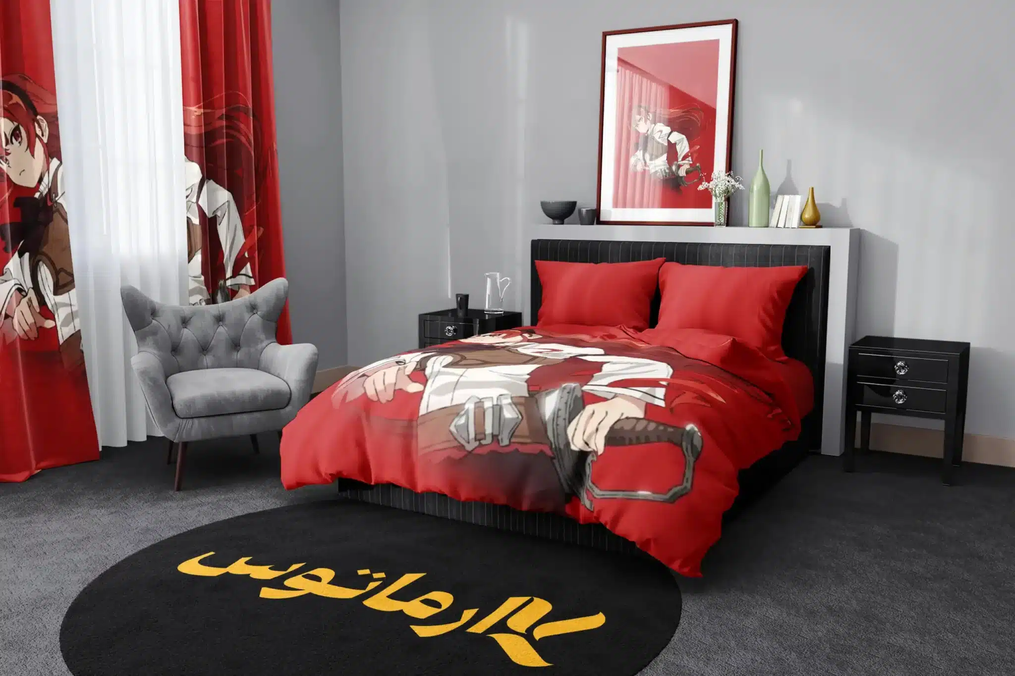 روتختی طرح موشوکو تنسی Mushoku Tensei کد 6 5,900,000 تومان &Ndash; کارماتوس روتختی طرح موشوکو تنسی Mushoku Tensei یک و دو نفره - کارماتوس