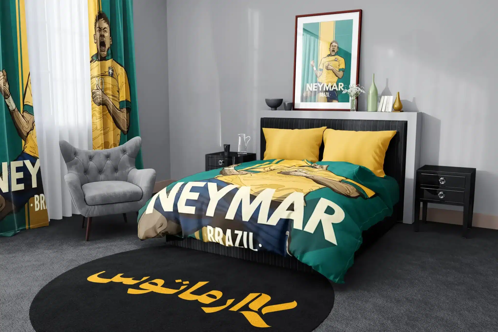 روتختی طرح نیمار جونیور Neymar Jr کد 8 5,900,000 تومان &Ndash; کارماتوس روتختی طرح نیمار جونیور Neymar Jr یک و دو نفره - کارماتوس