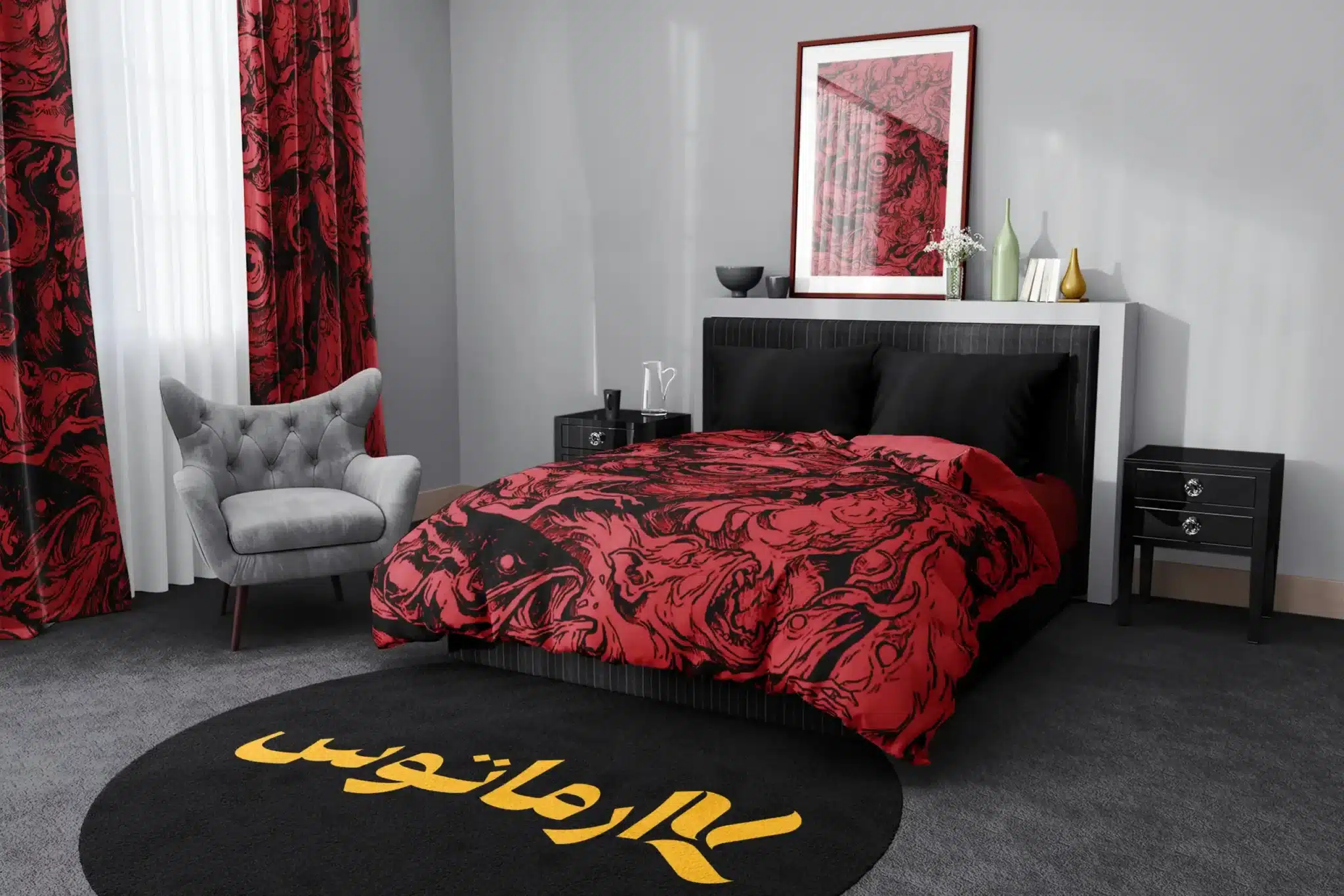 روتختی طرح انگل Parasyte کد 4 5,900,000 تومان &Ndash; کارماتوس روتختی طرح انگل Parasyte یک و دو نفره - کارماتوس