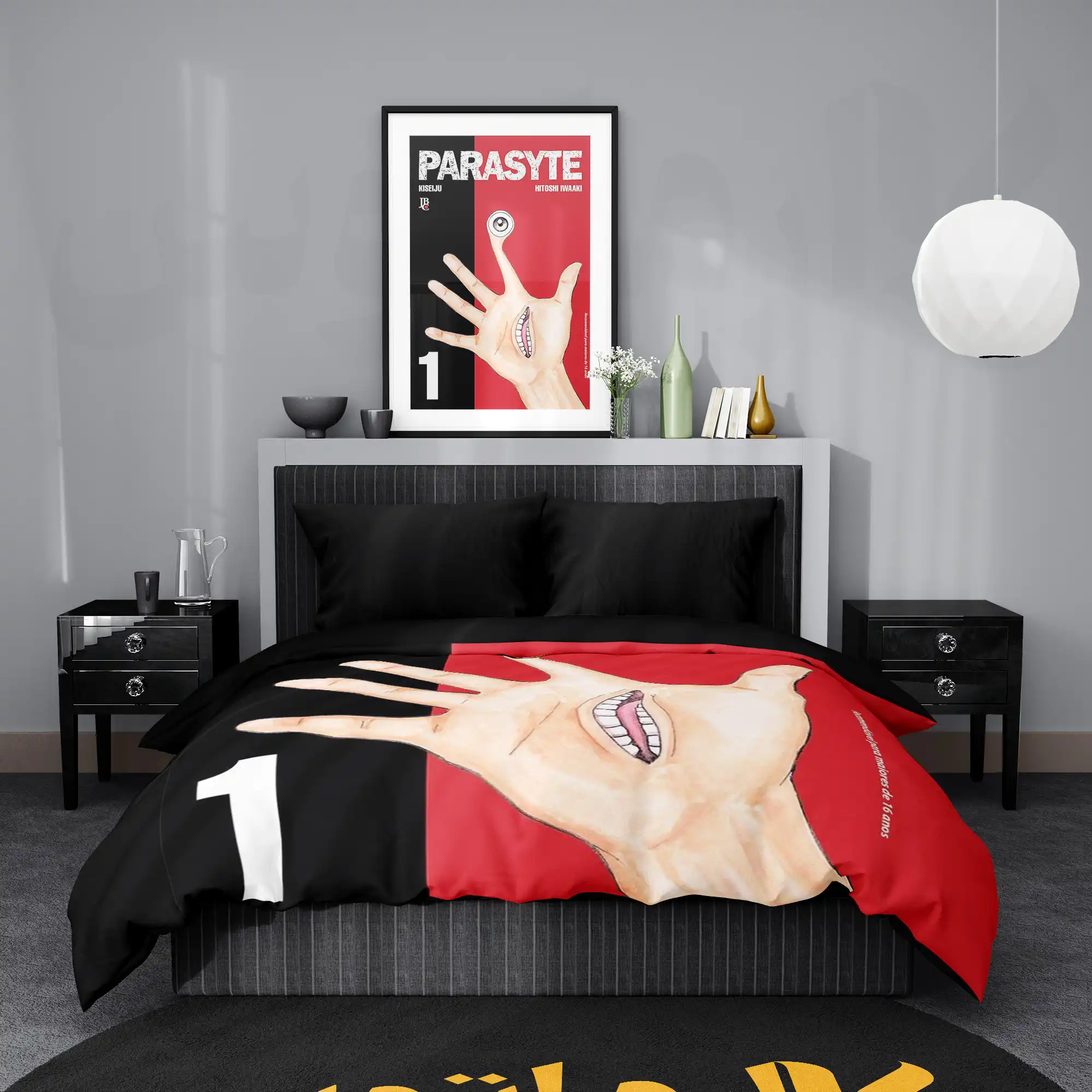 روتختی طرح انگل Parasyte کد 5 5,900,000 تومان &Ndash; کارماتوس روتختی طرح انگل Parasyte یک و دو نفره - کارماتوس