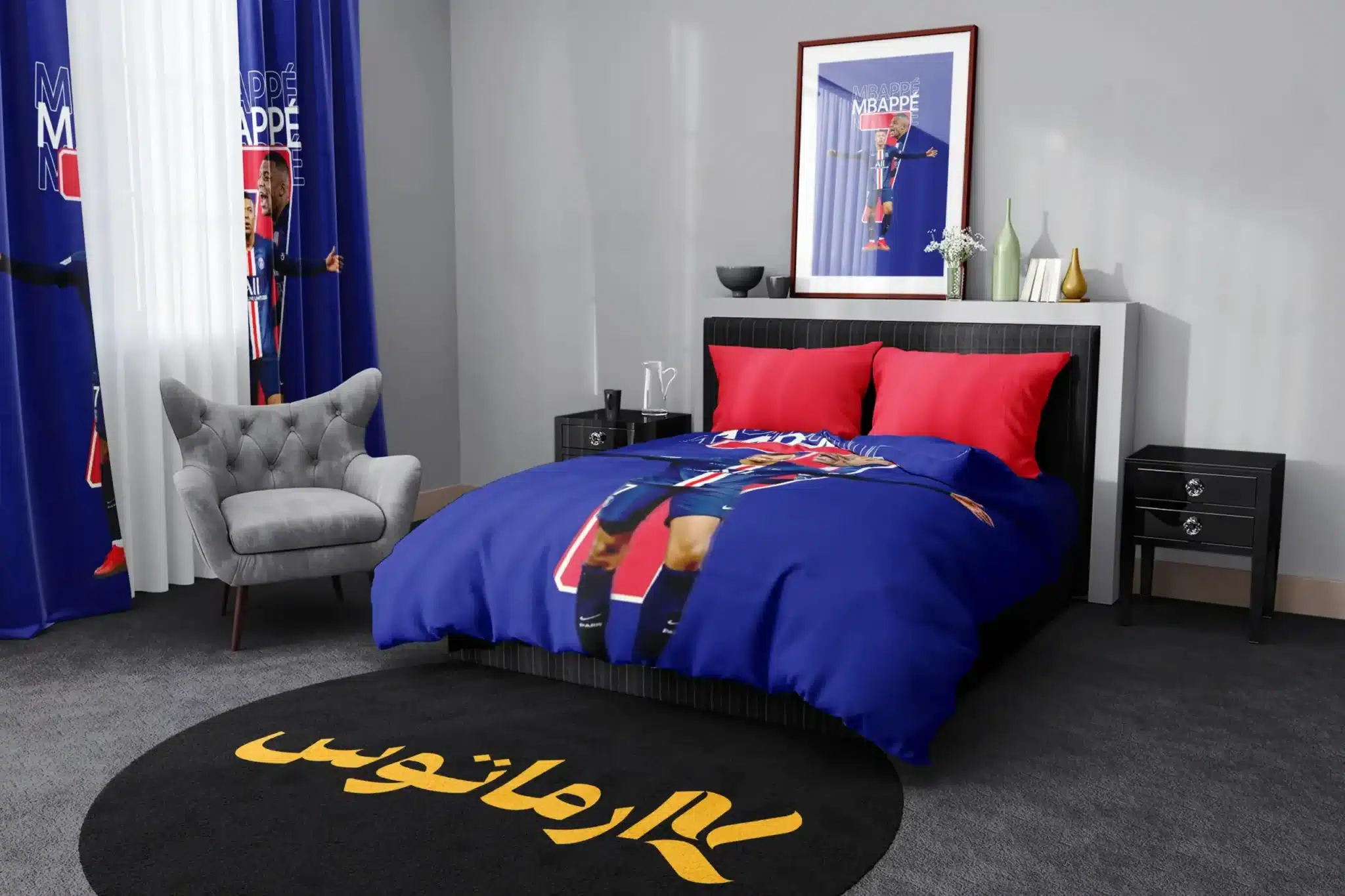 روتختی طرح پاری سن ژرمن Paris Saint Germain کد 3 5,900,000 تومان &Ndash; کارماتوس روتختی طرح پاری سن ژرمن Paris Saint Germain یک و دو نفره - کارماتوس