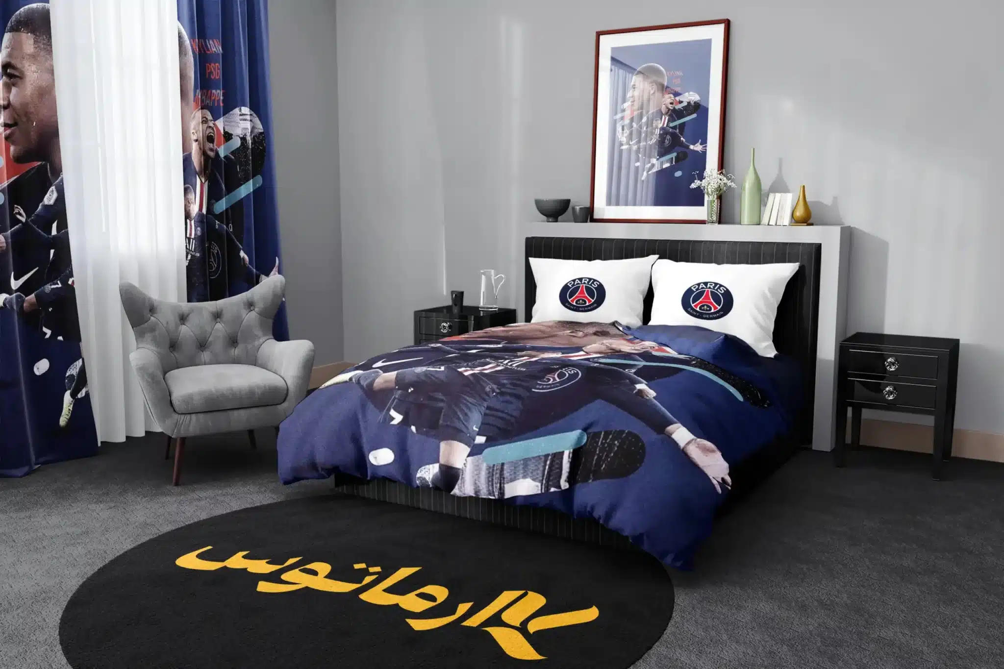 روتختی طرح پاری سن ژرمن Paris Saint Germain کد 4 5,900,000 تومان &Ndash; کارماتوس روتختی طرح پاری سن ژرمن Paris Saint Germain یک و دو نفره - کارماتوس