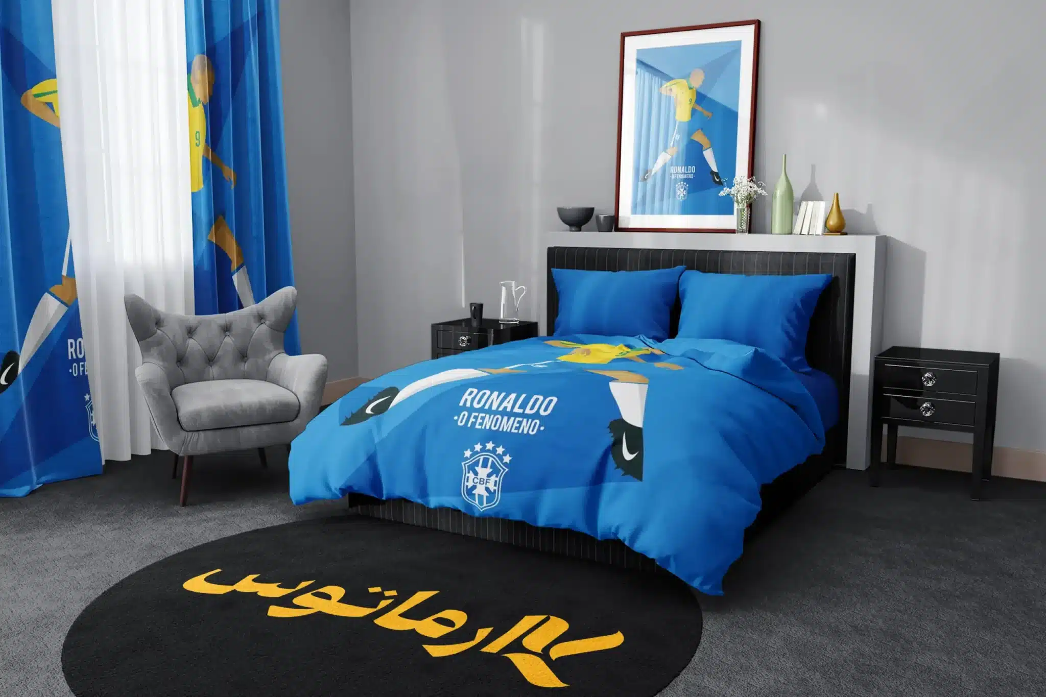 روتختی طرح رونالدو نازاریو Ronaldo Nazario کد 3 5,900,000 تومان &Ndash; کارماتوس روتختی طرح رونالدو نازاریو Ronaldo Nazario یک و دو نفره - کارماتوس