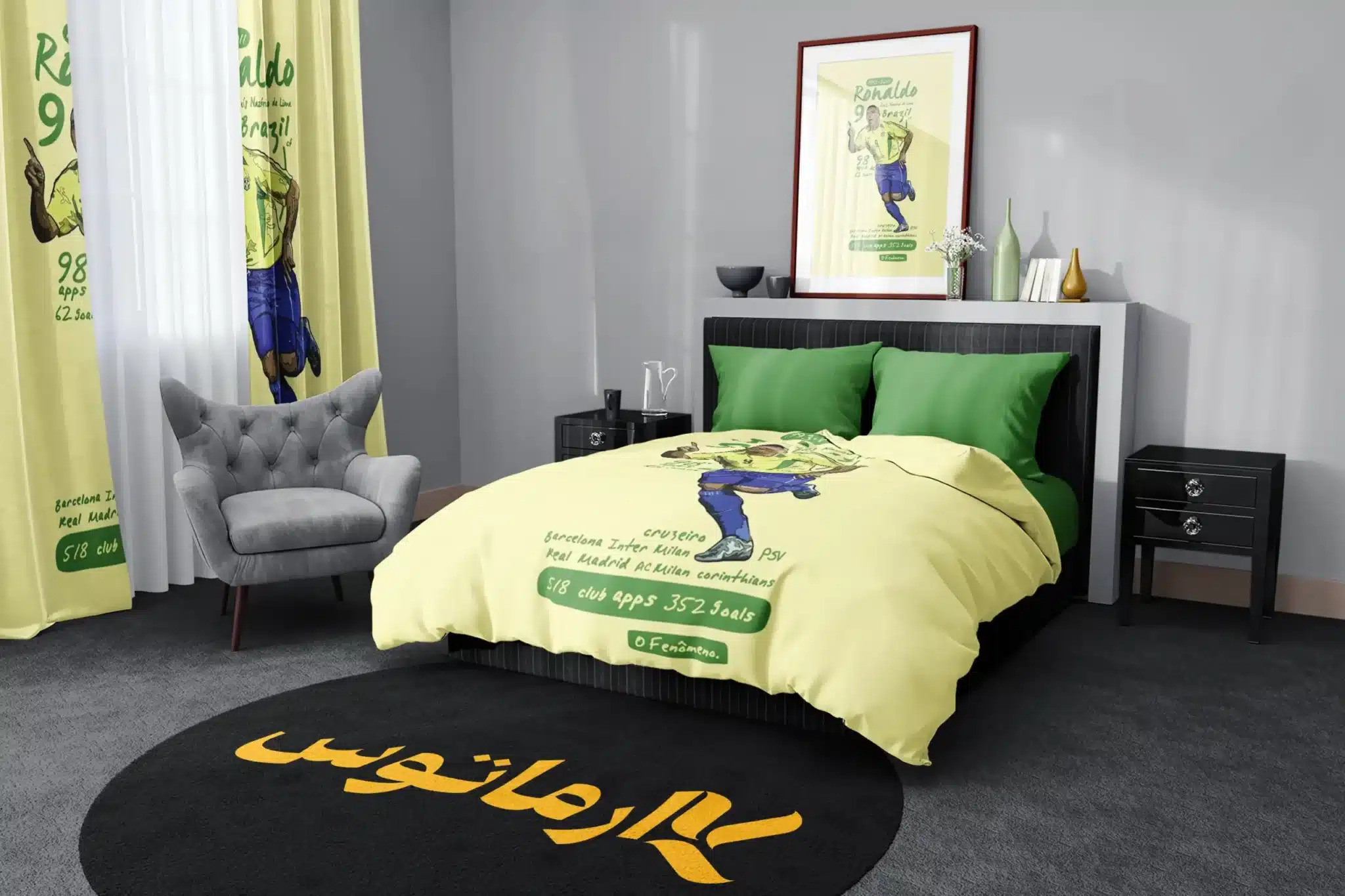 روتختی طرح رونالدو نازاریو Ronaldo Nazario کد 7 5,900,000 تومان &Ndash; کارماتوس روتختی طرح رونالدو نازاریو Ronaldo Nazario یک و دو نفره - کارماتوس