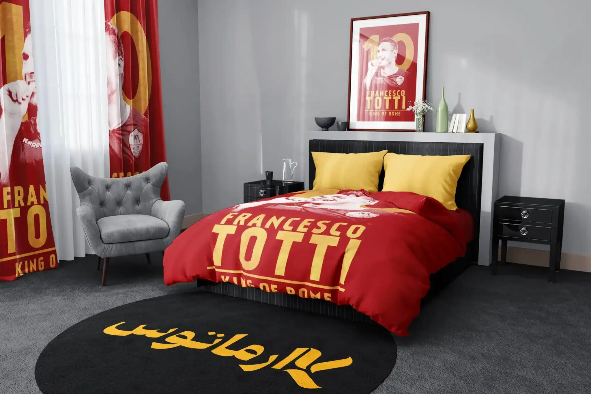 روتختی طرح فرانچسکو توتی Francesco Totti کد 1 5,900,000 تومان &Ndash; کارماتوس روتختی طرح فرانچسکو توتی Francesco Totti یک و دو نفره - کارماتوس